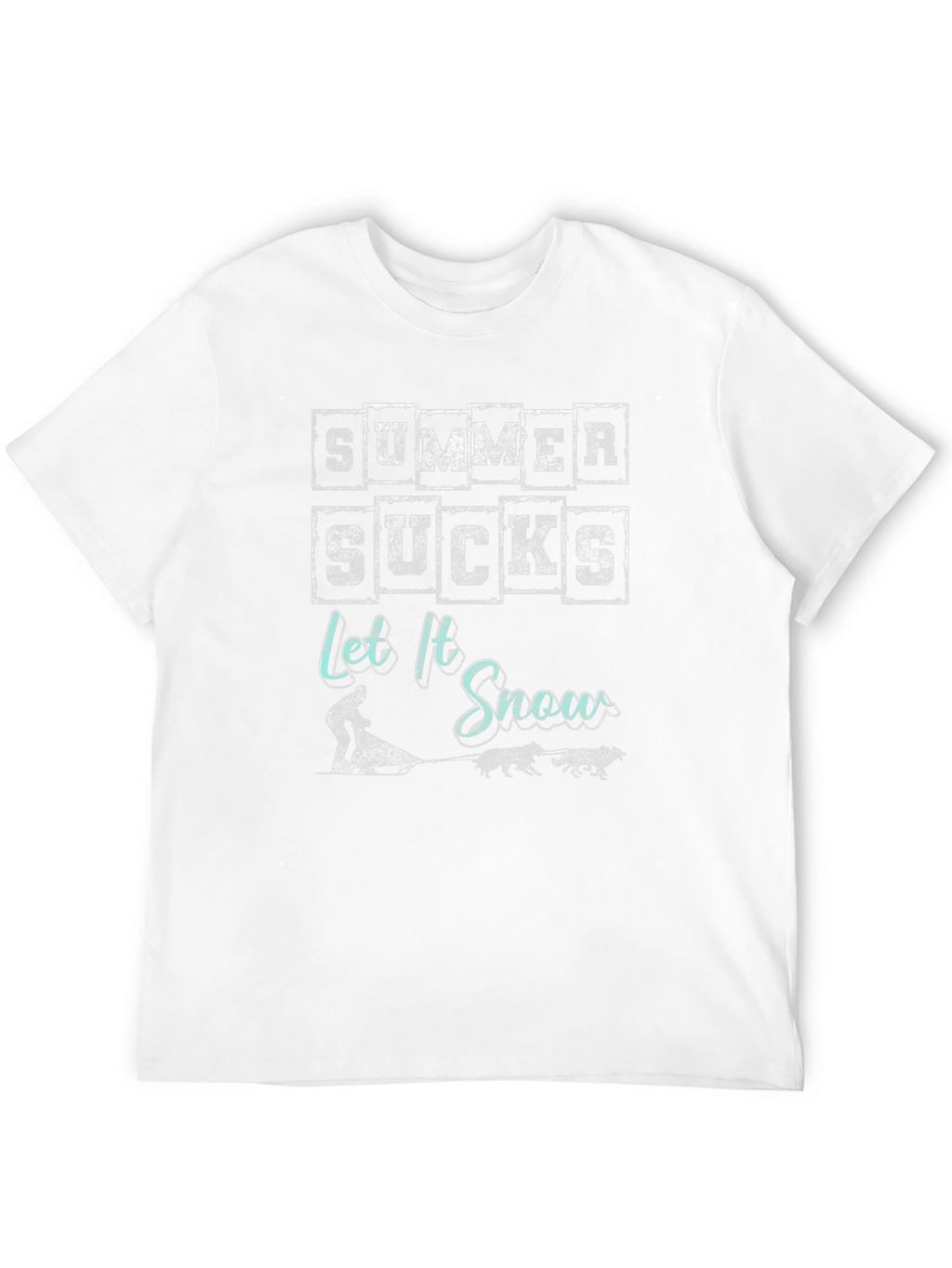 Summer Sucks Let It Snow Graphic T-Shirt