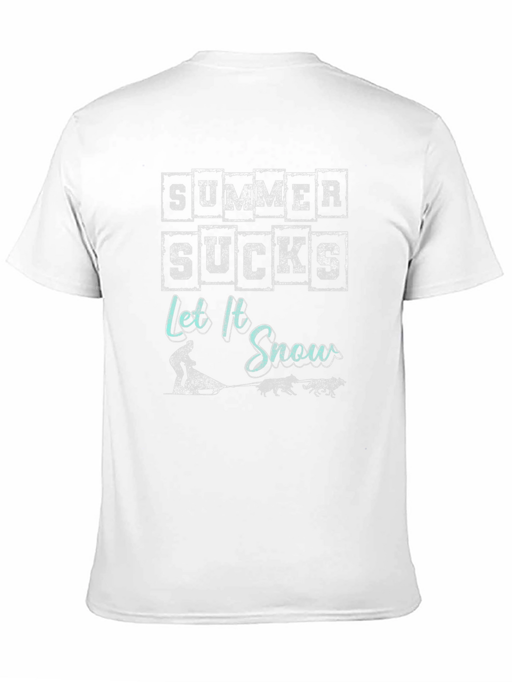 Summer Sucks Let It Snow Graphic T-Shirt