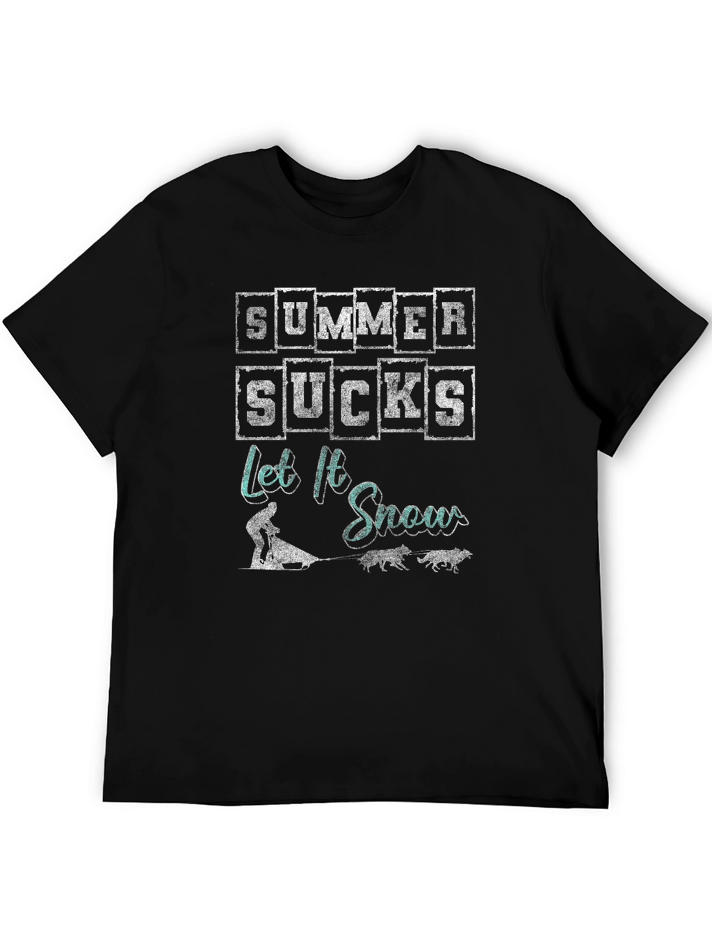 Summer Sucks Let It Snow Graphic T-Shirt