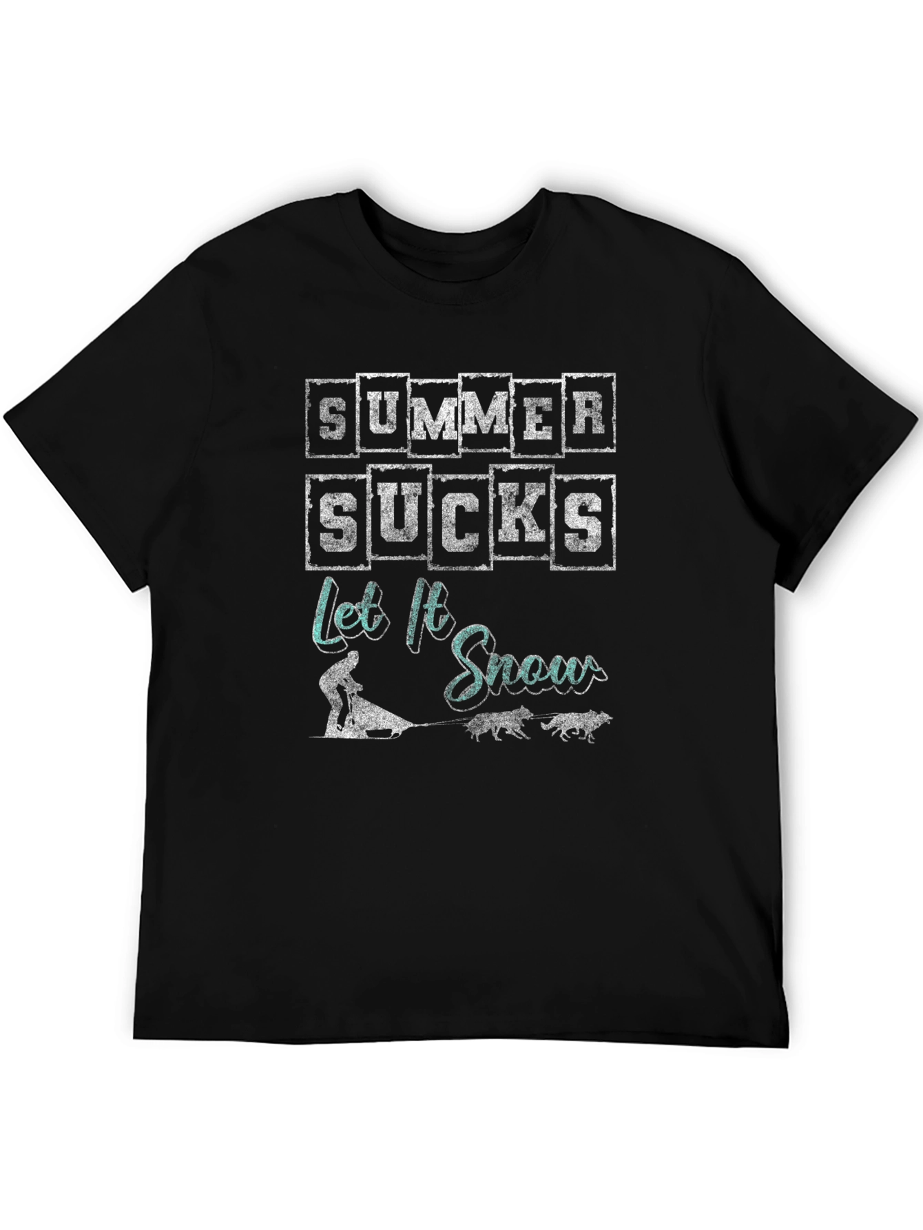 Summer Sucks Let It Snow Graphic T-Shirt