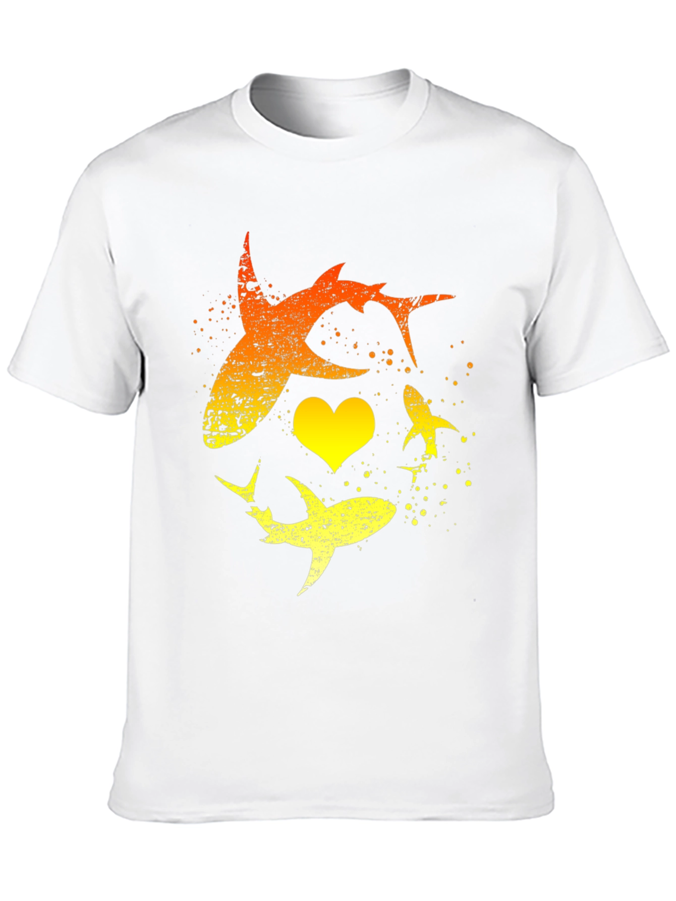 Shark Heart Graphic T-Shirt