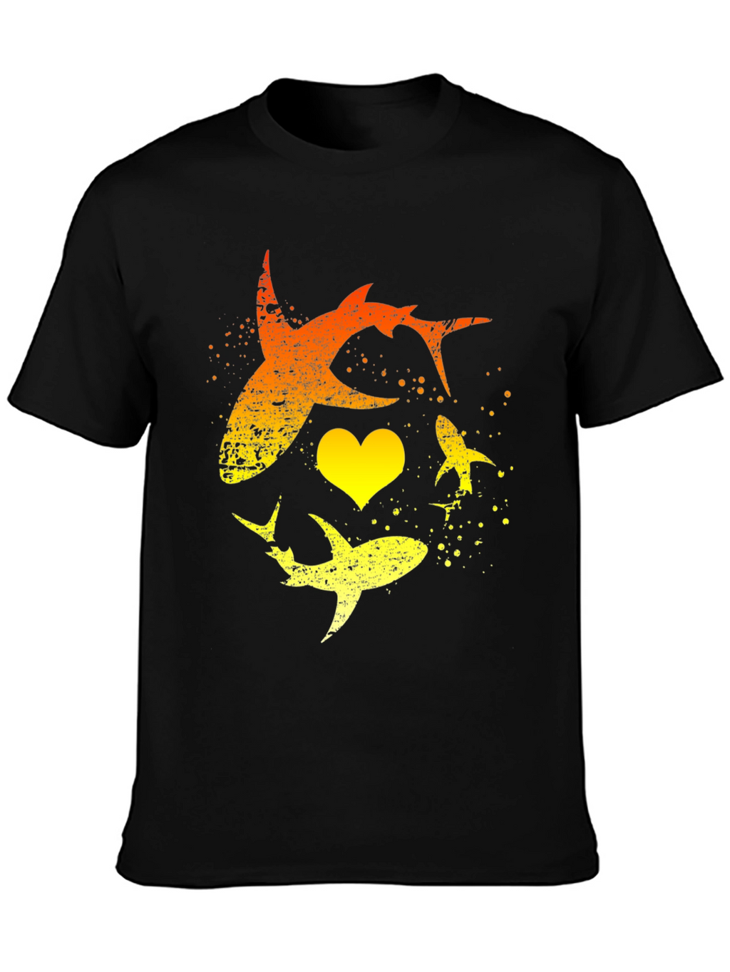Shark Heart Graphic T-Shirt