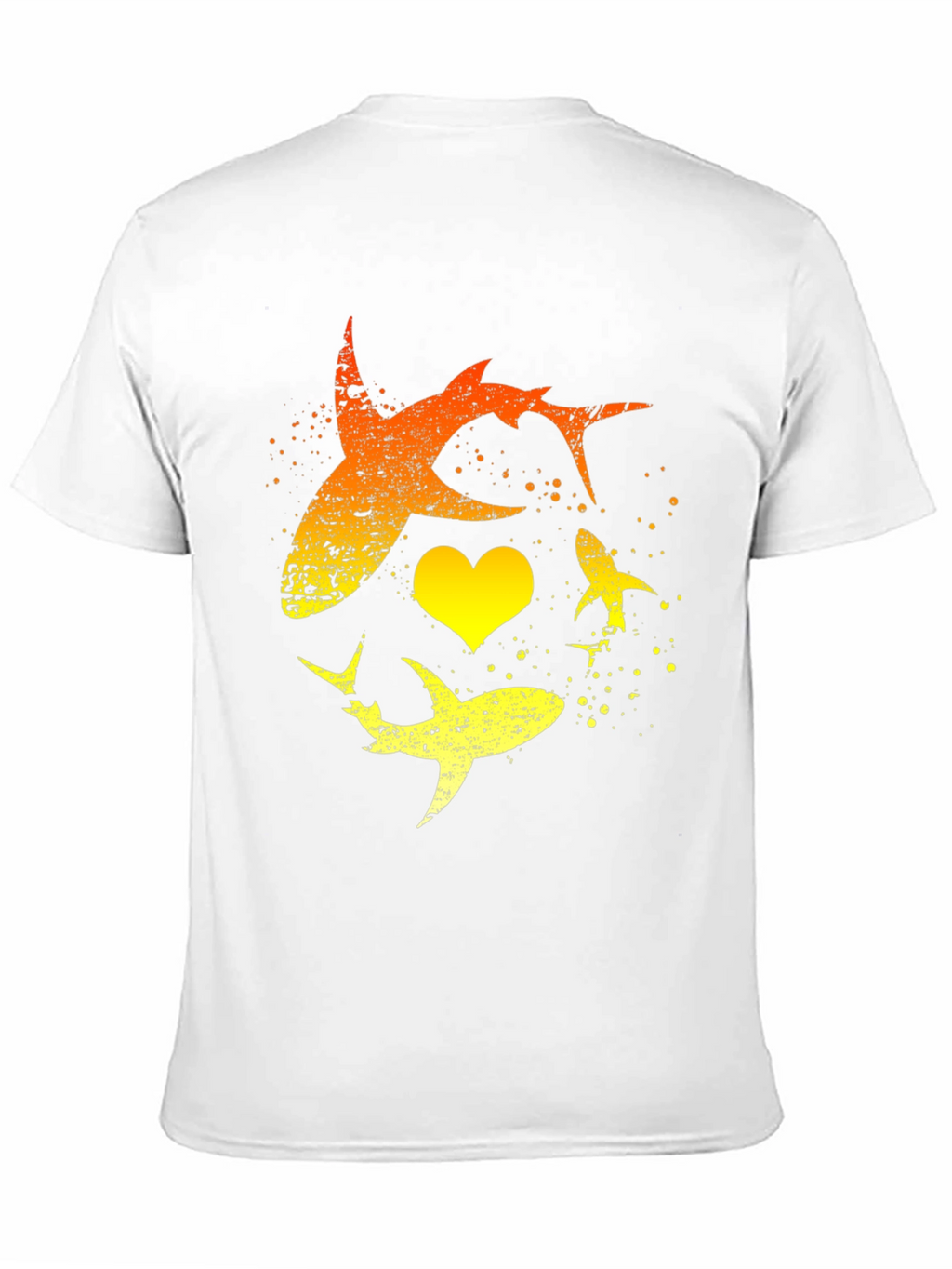 Shark Heart Graphic T-Shirt