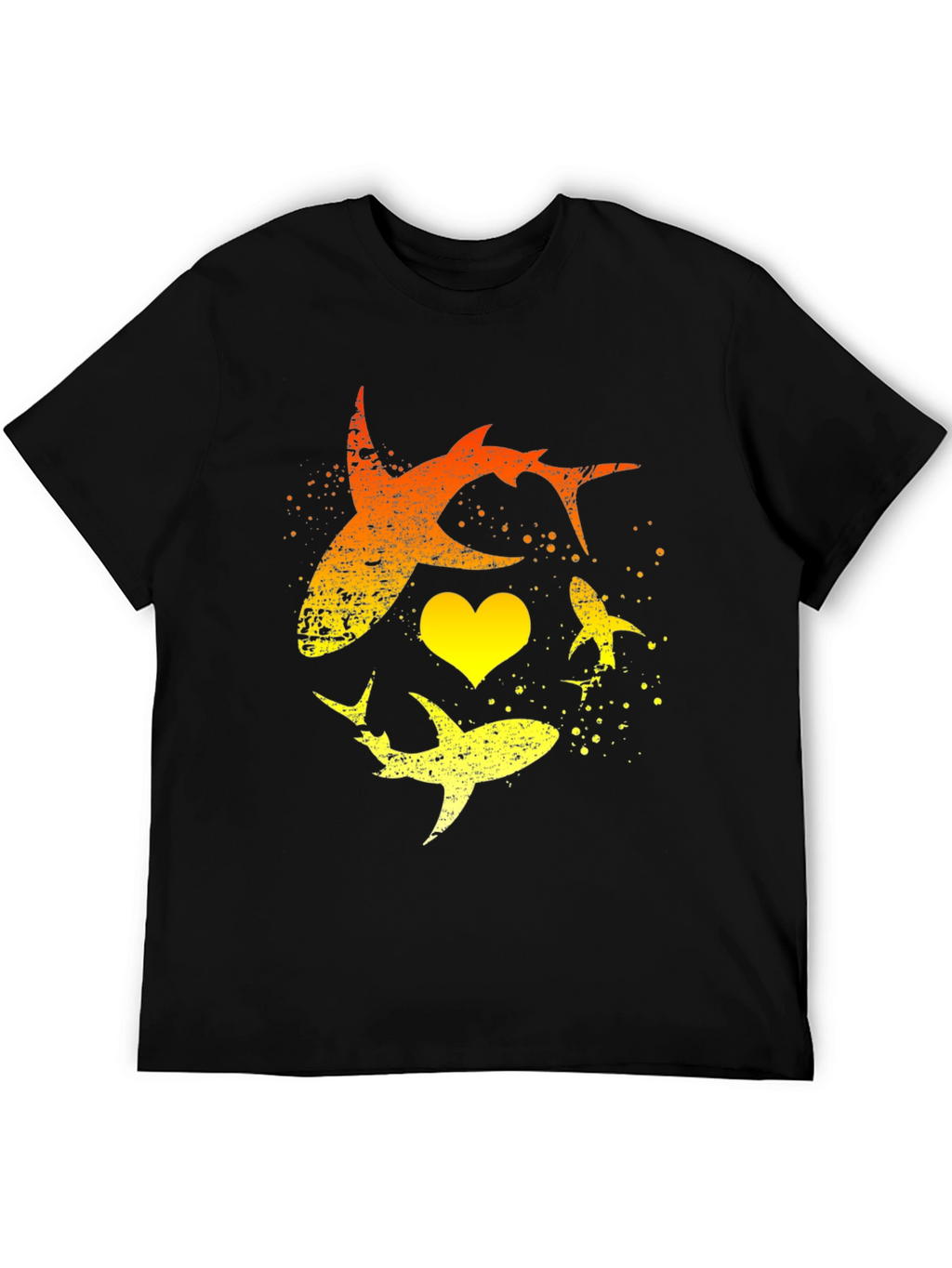 Shark Heart Graphic T-Shirt