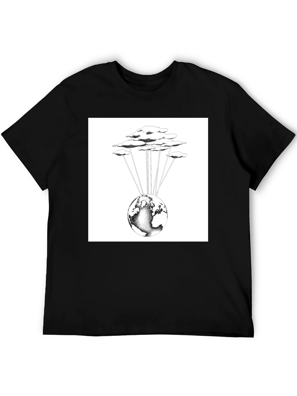 Cloud-Connected World Graphic Tee