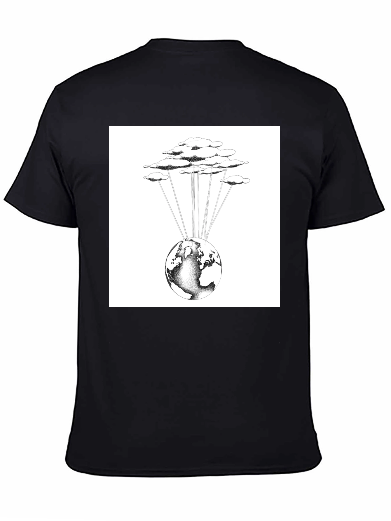 Cloud-Connected World Graphic Tee
