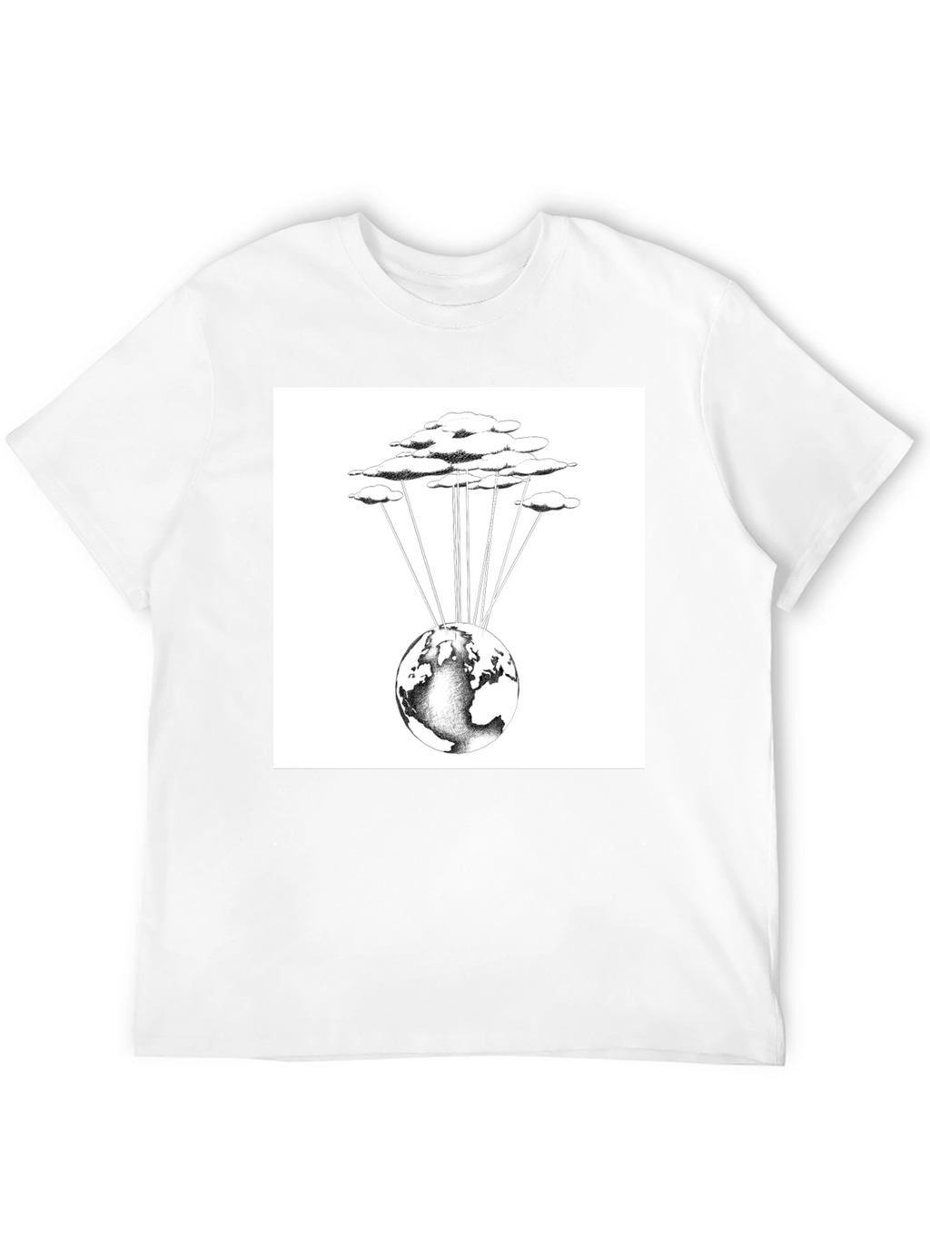 Cloud-Connected World Graphic Tee
