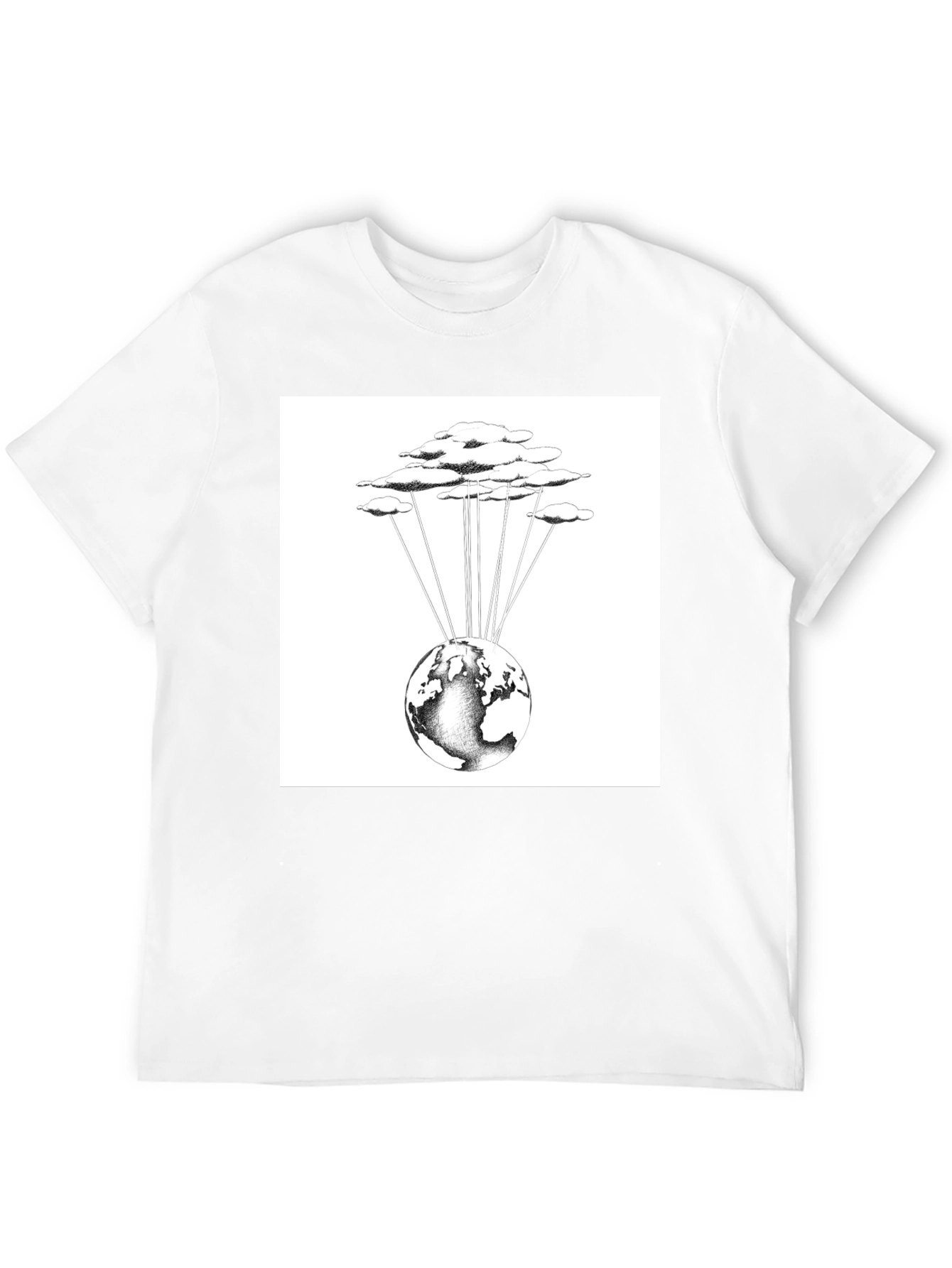 Cloud-Connected World Graphic Tee