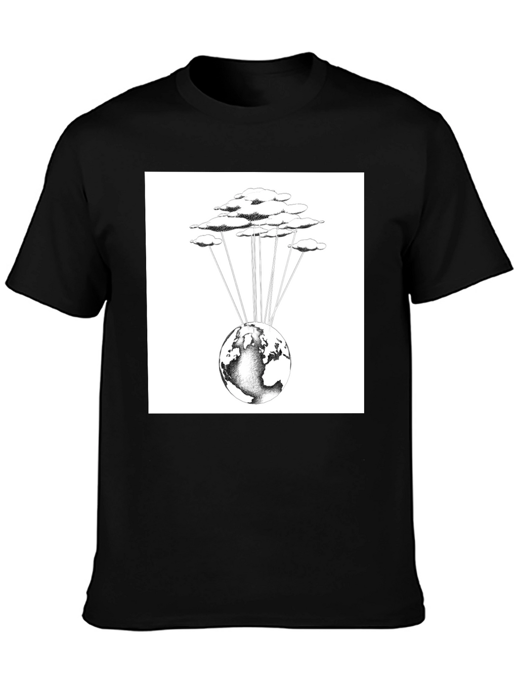 Cloud-Connected World Graphic Tee