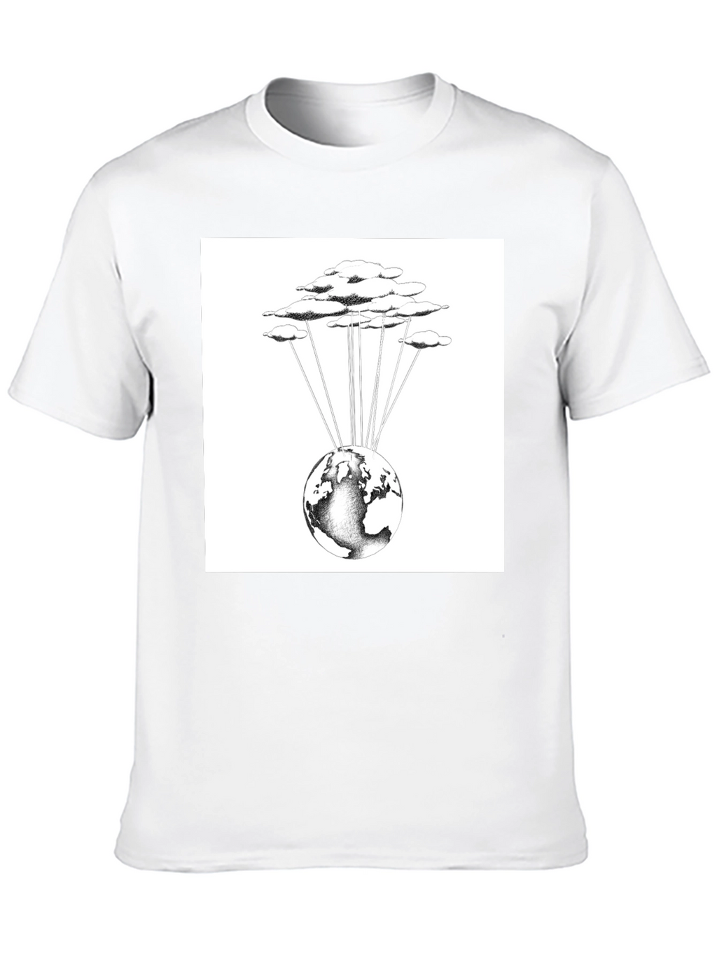 Cloud-Connected World Graphic Tee