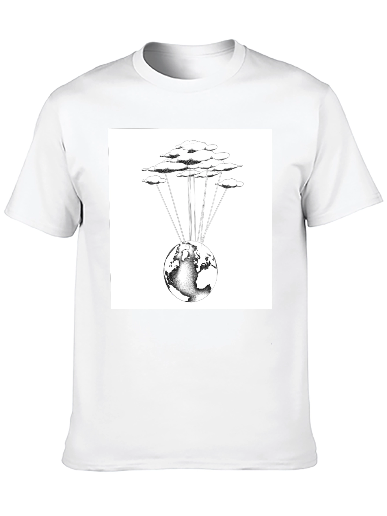 Cloud-Connected World Graphic Tee