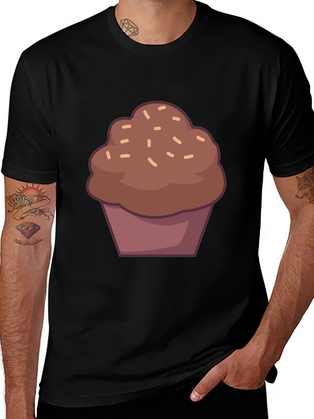 Chocolate Cupcake T-Shirt - Sweet Tooth Fashion