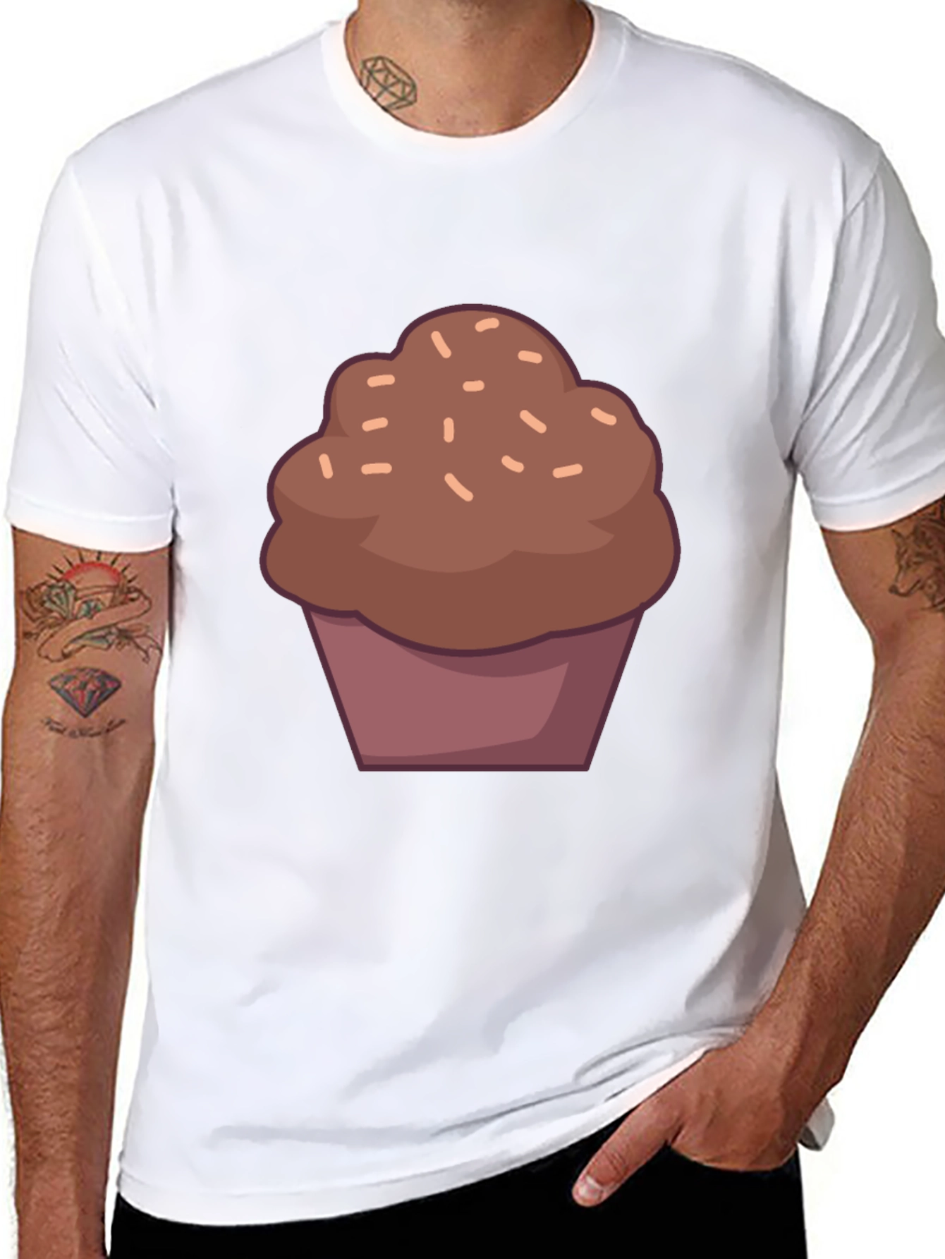 Chocolate Cupcake T-Shirt - Sweet Tooth Fashion