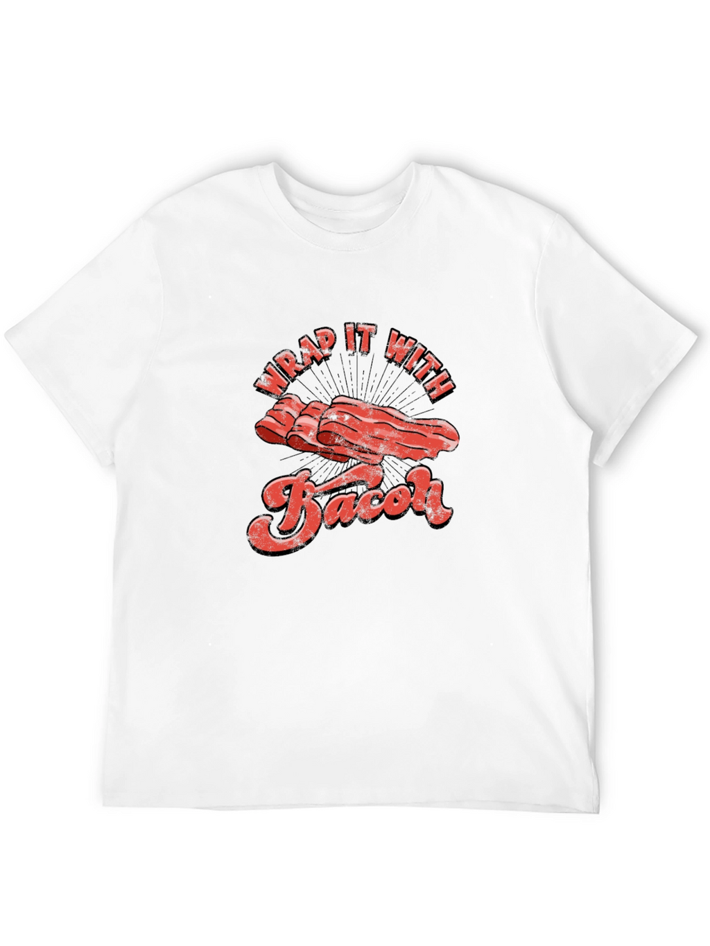 Wrap It With Bacon Graphic T-Shirt