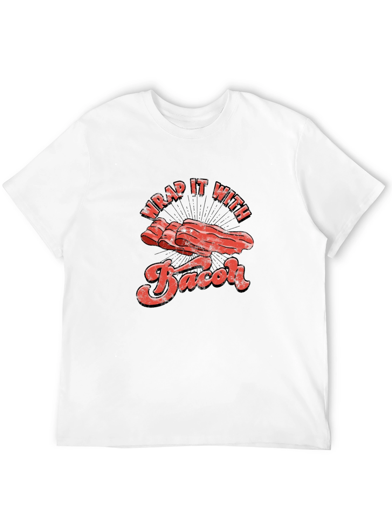 Wrap It With Bacon Graphic T-Shirt