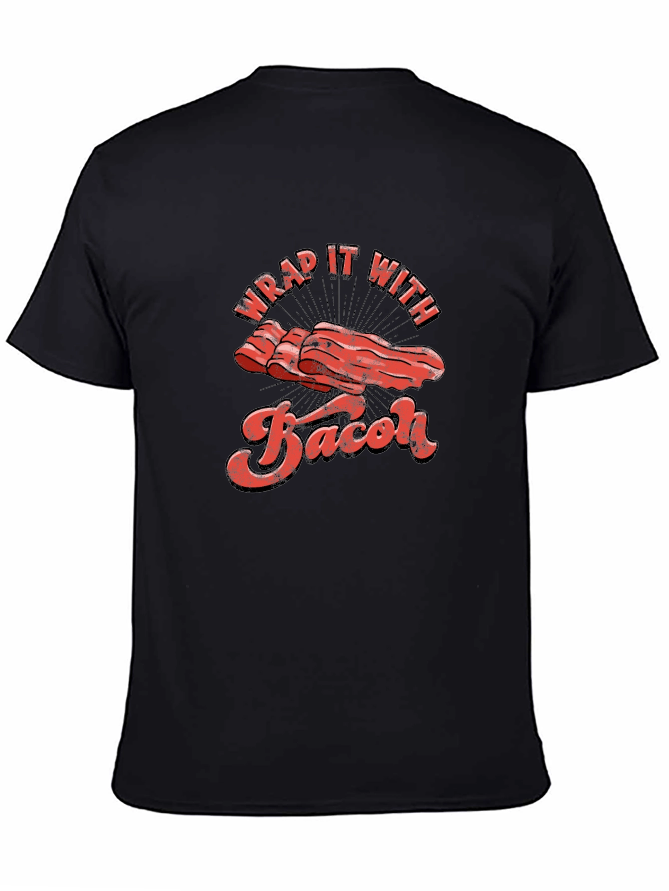 Wrap It With Bacon Graphic T-Shirt