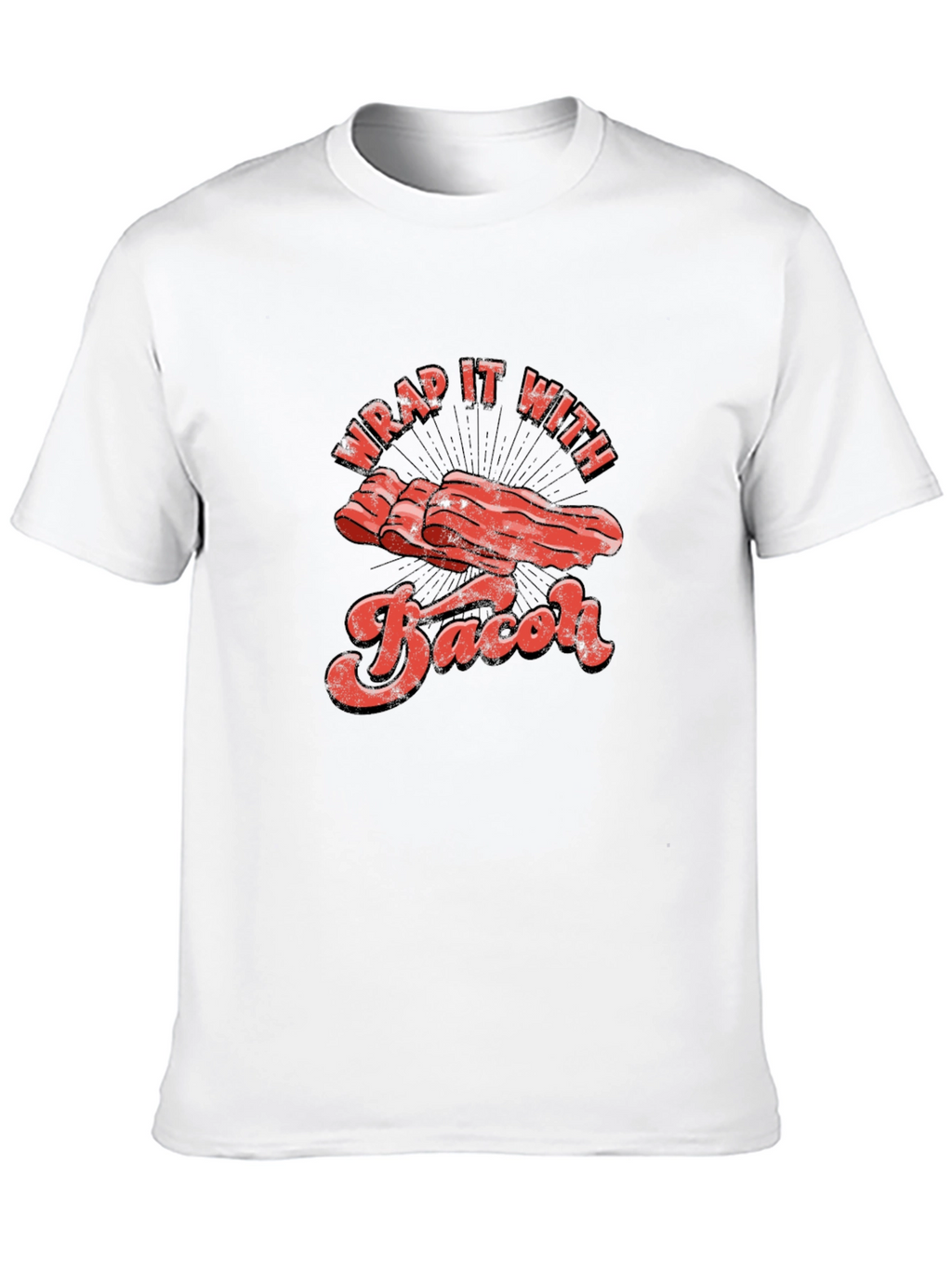 Wrap It With Bacon Graphic T-Shirt