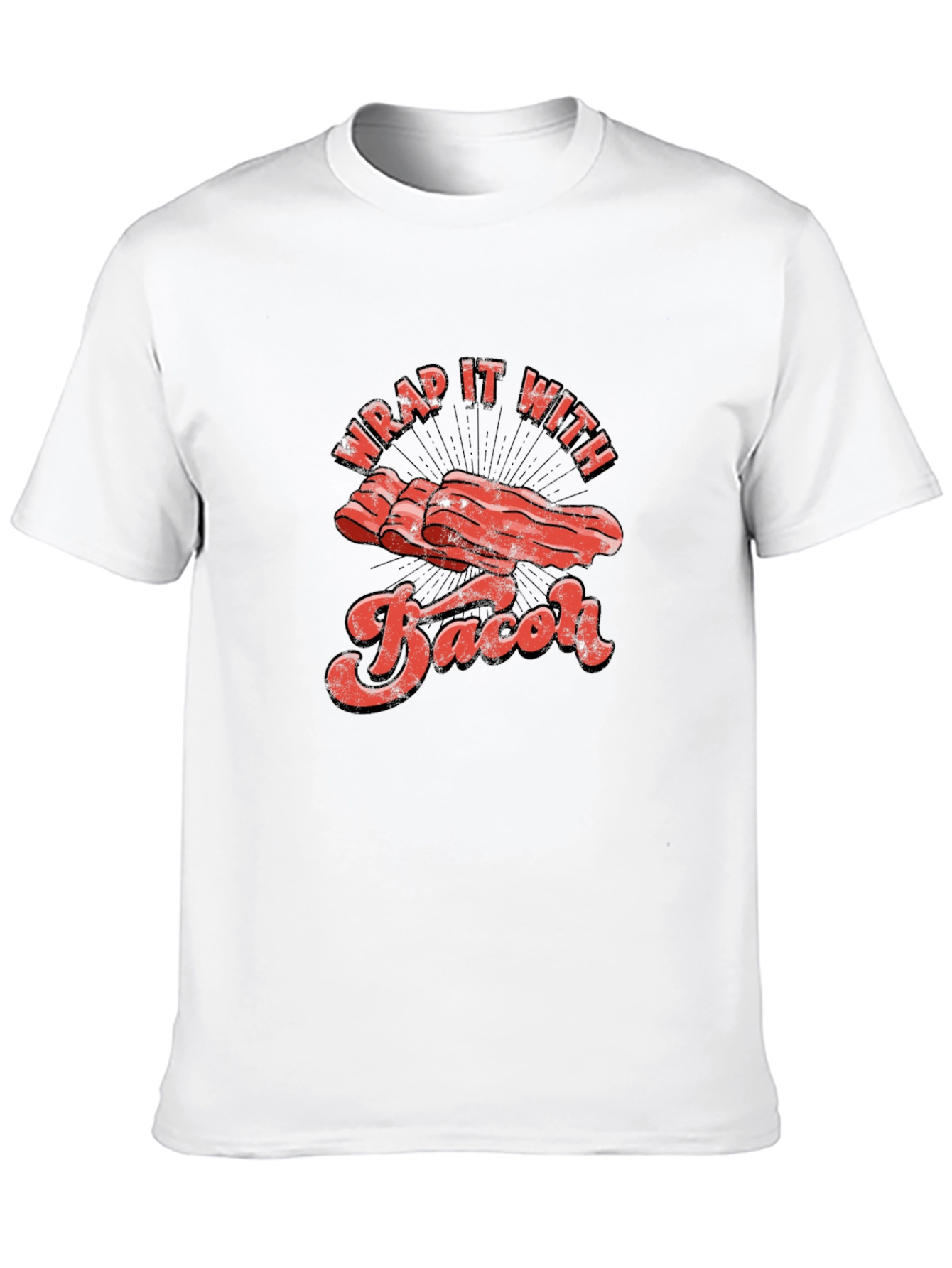 Wrap It With Bacon Graphic T-Shirt