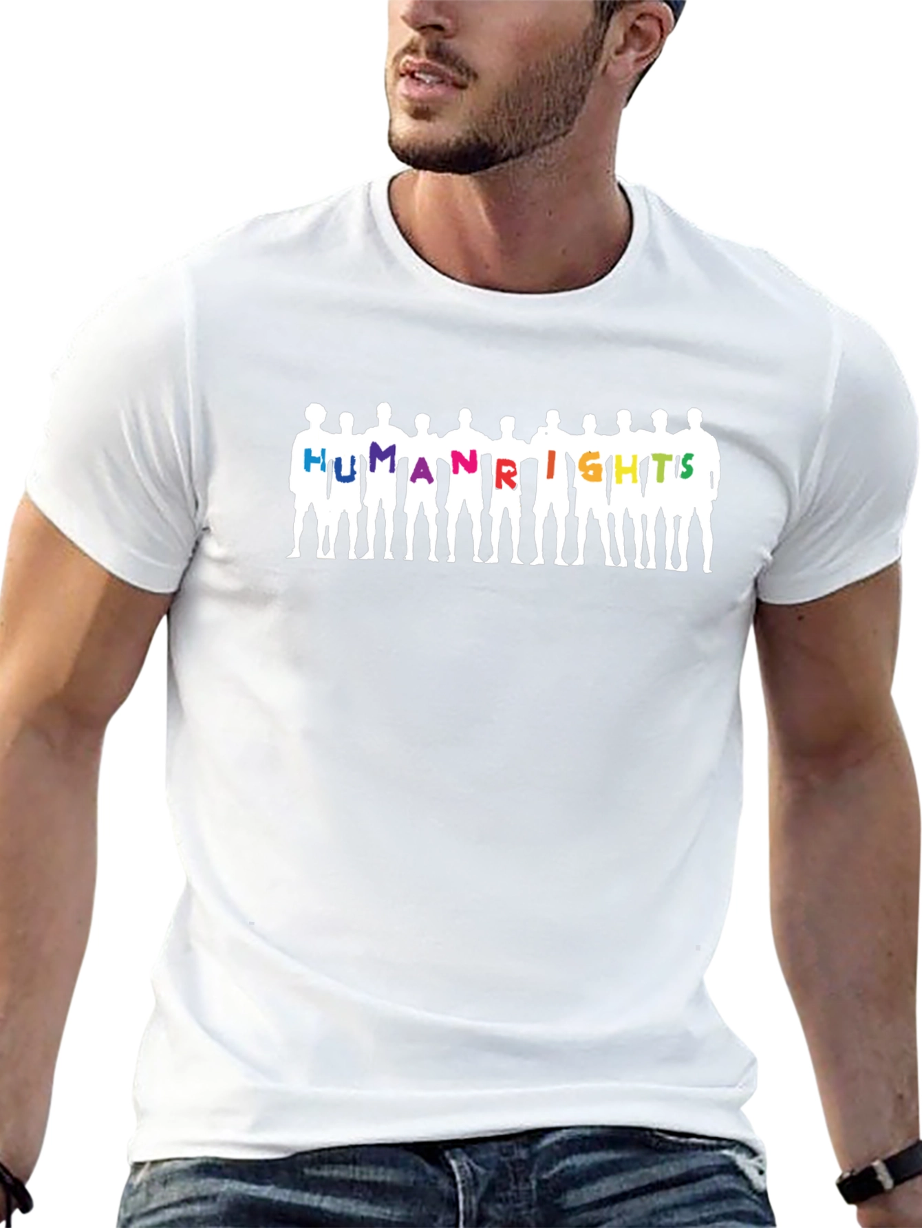 Human Rights Graphic Tee - Black