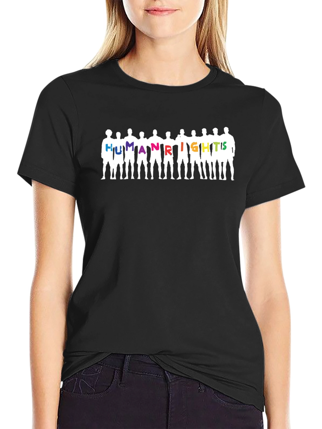 Human Rights Graphic Tee - Black