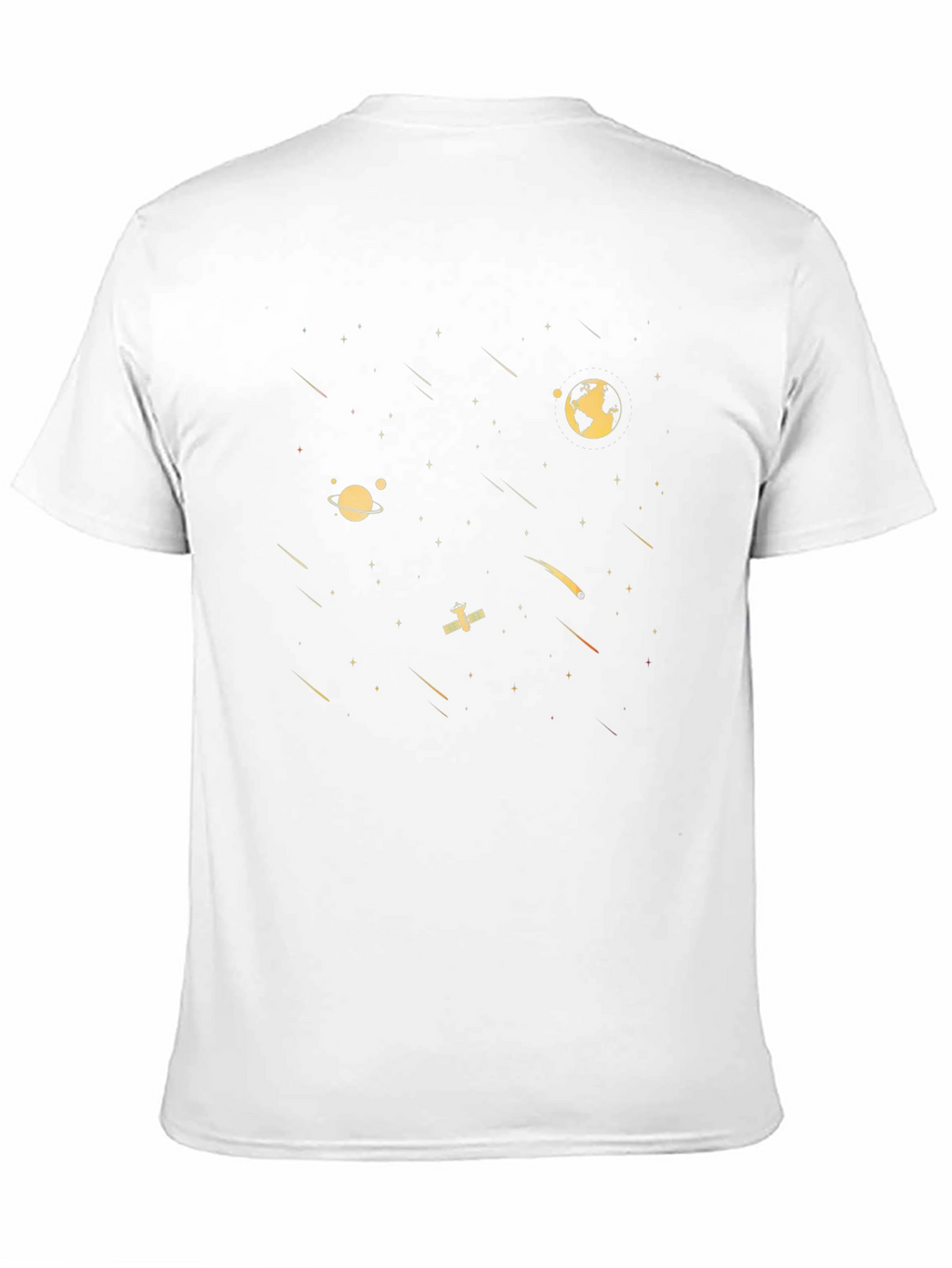 Space Galaxy Graphic Tee - Black