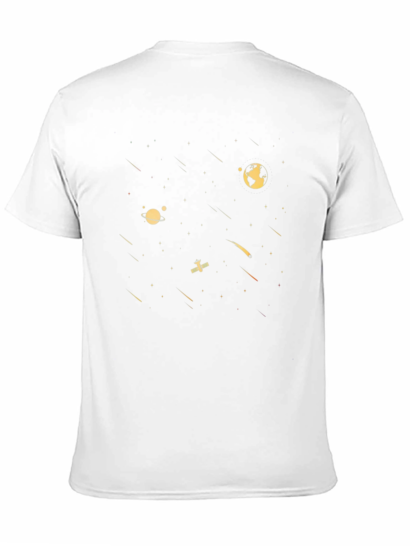 Space Galaxy Graphic Tee - Black