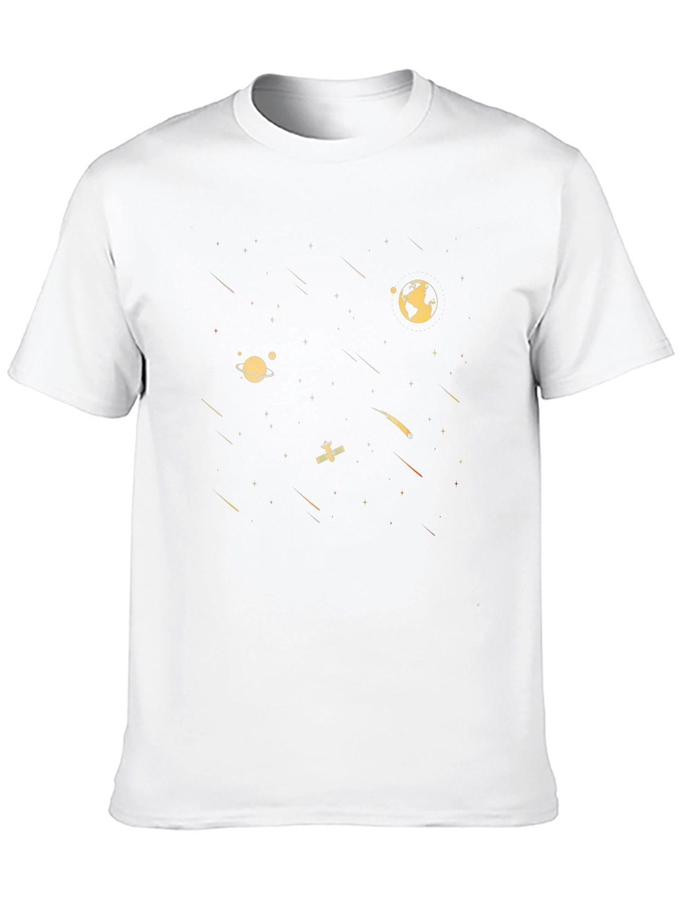 Space Galaxy Graphic Tee - Black