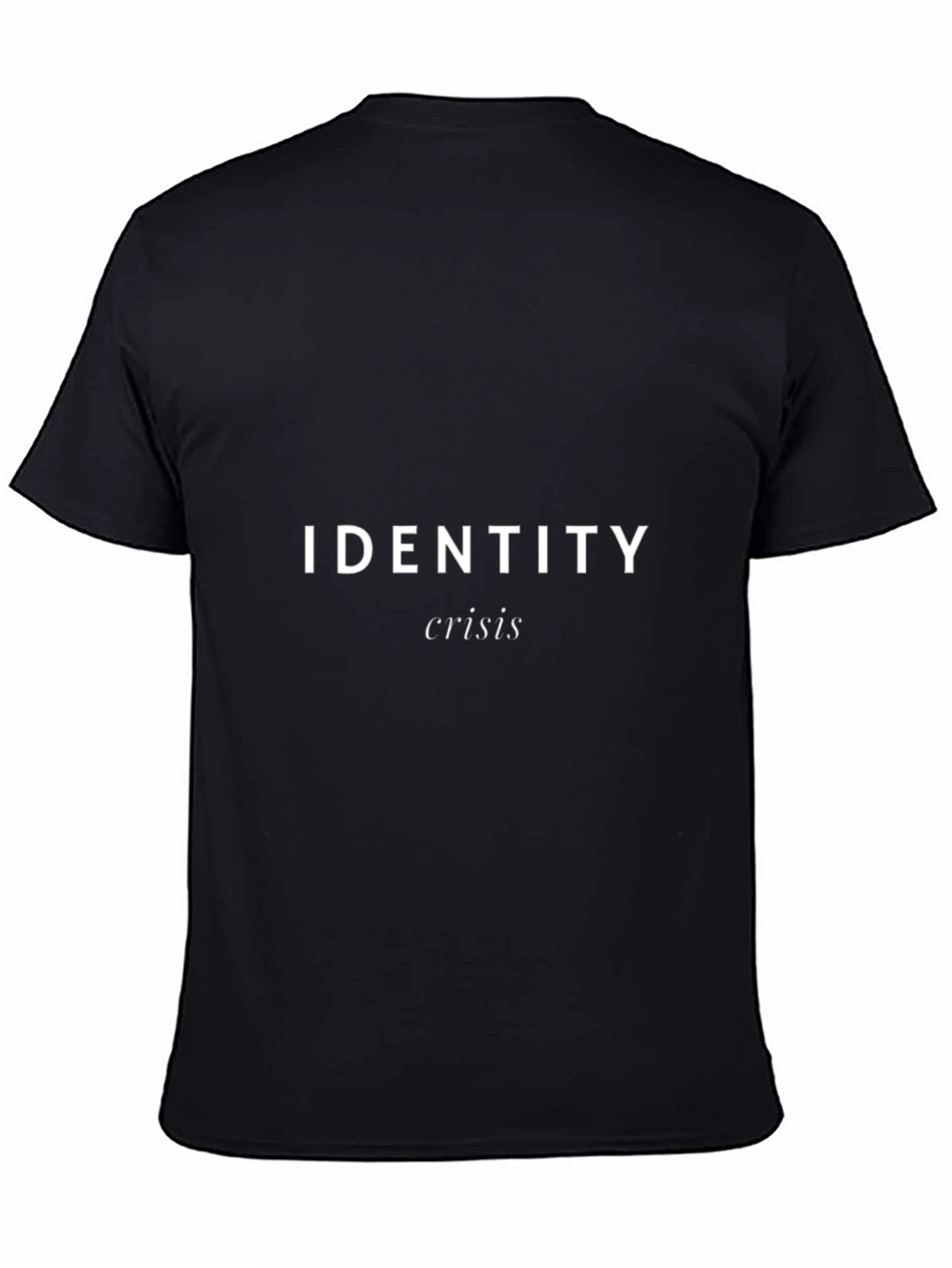 Identity Crisis Graphic Tee - Black T-Shirt