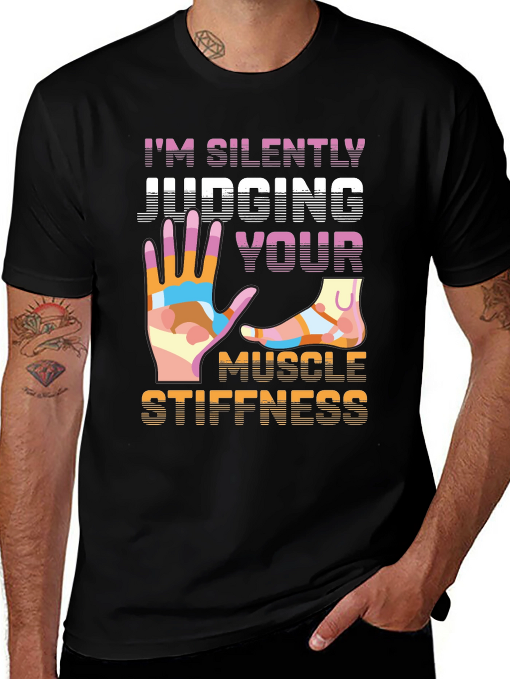 Funny Muscle Stiffness T-Shirt for Massage Therapists