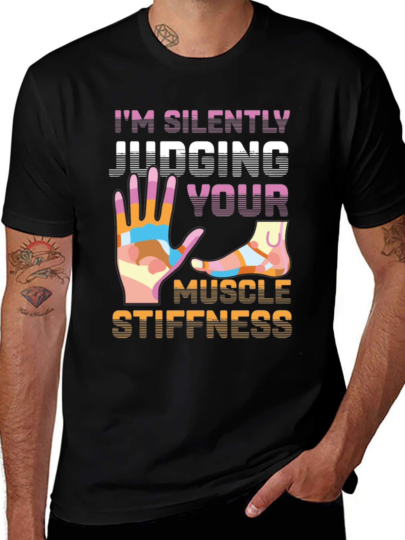 Funny Muscle Stiffness T-Shirt for Massage Therapists