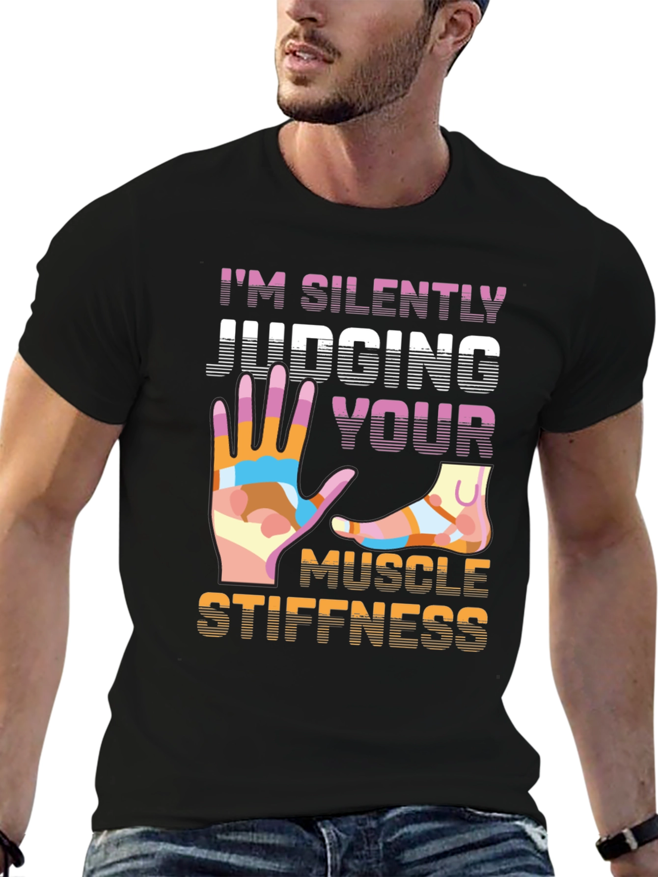 Funny Muscle Stiffness T-Shirt for Massage Therapists