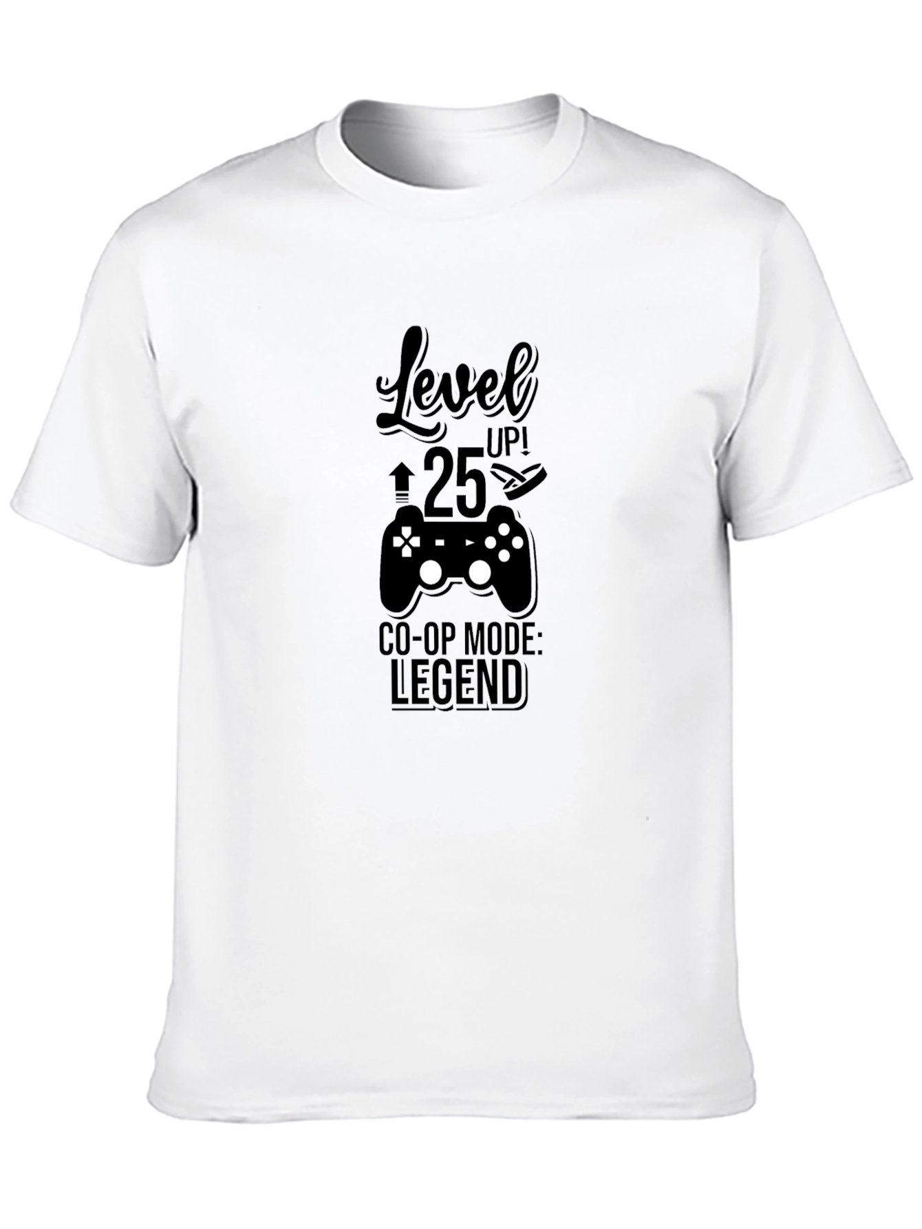 Level Up 25 Co-Op Legend Black T-Shirt