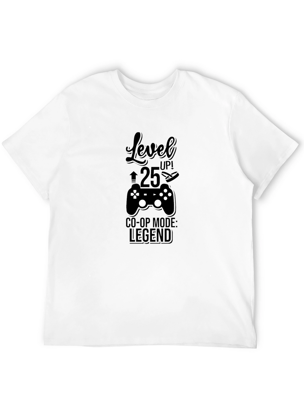 Level Up 25 Co-Op Legend Black T-Shirt