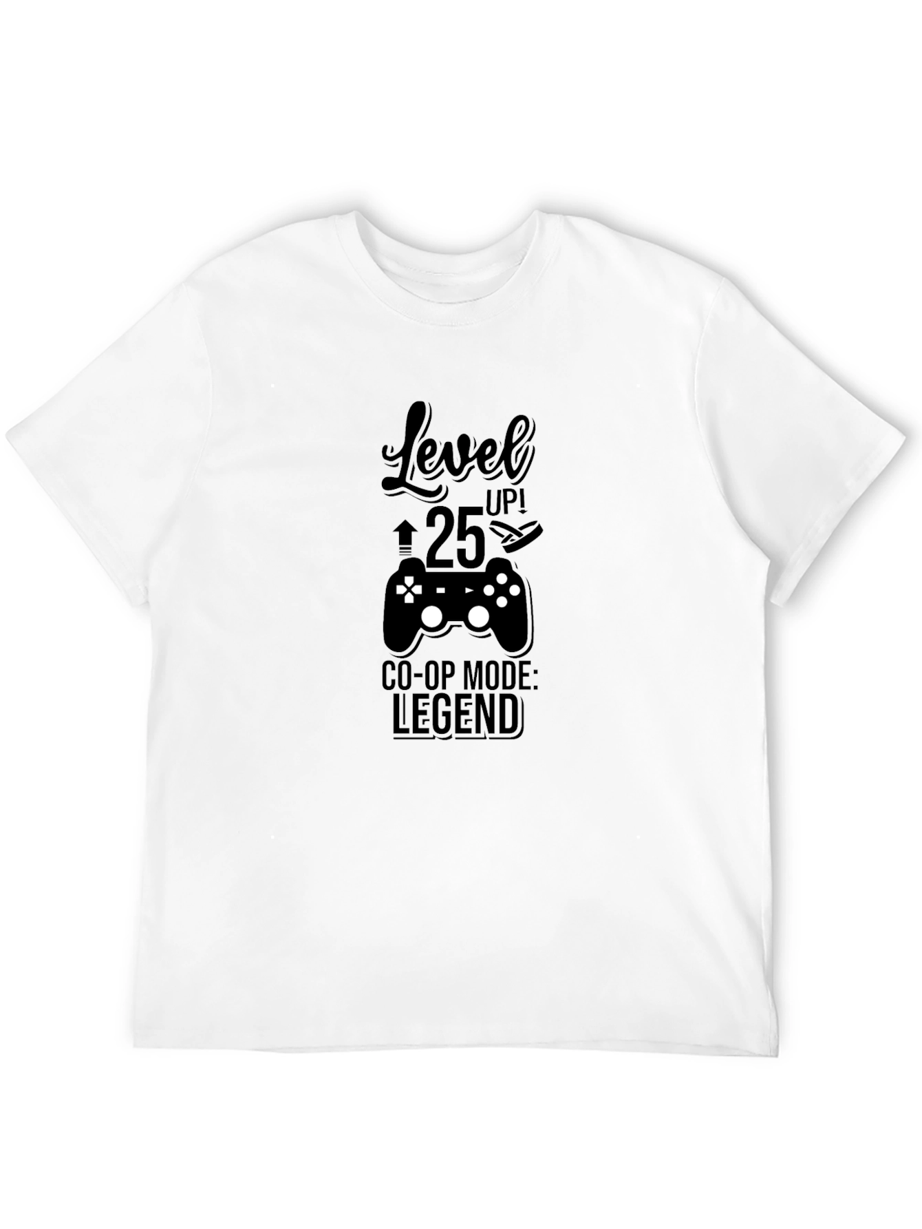Level Up 25 Co-Op Legend Black T-Shirt