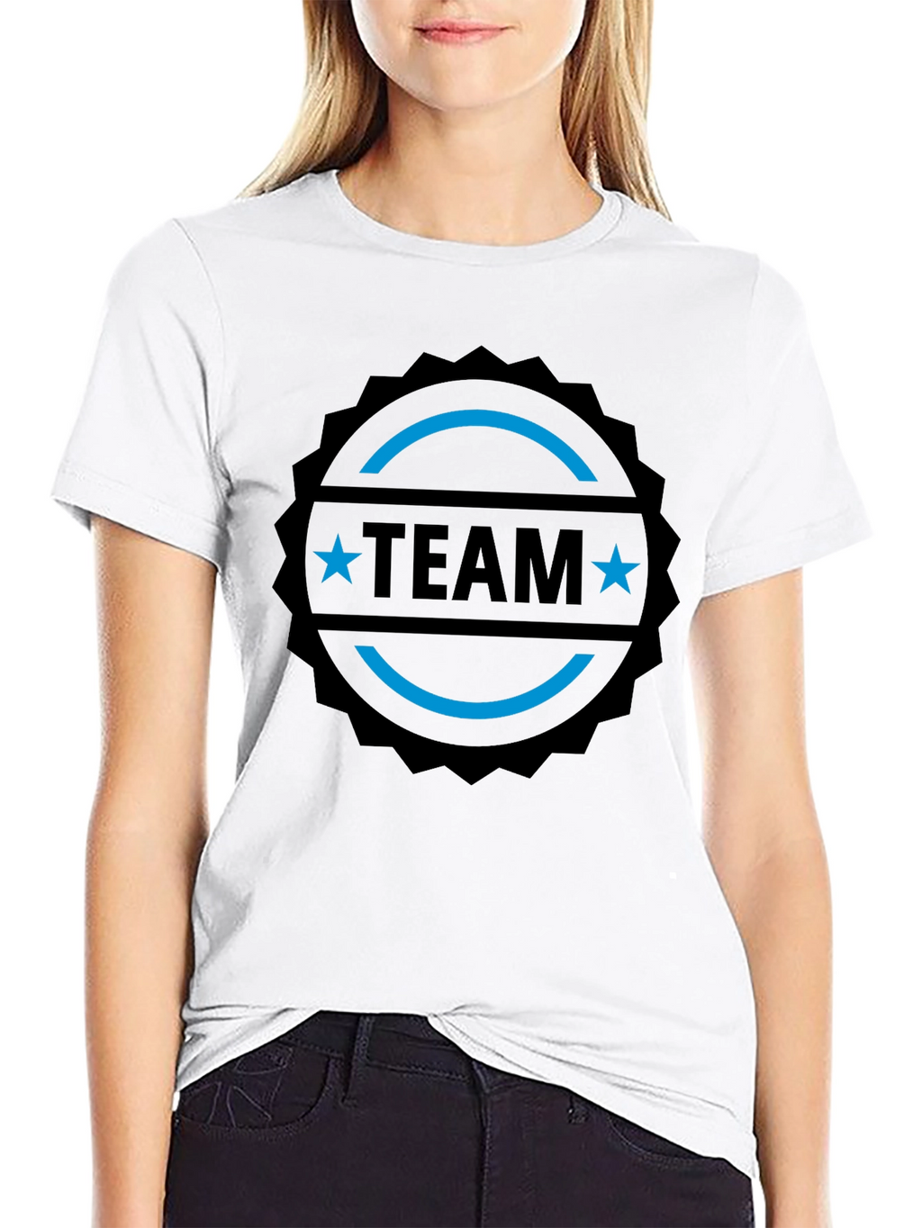 Team Graphic Black T-Shirt