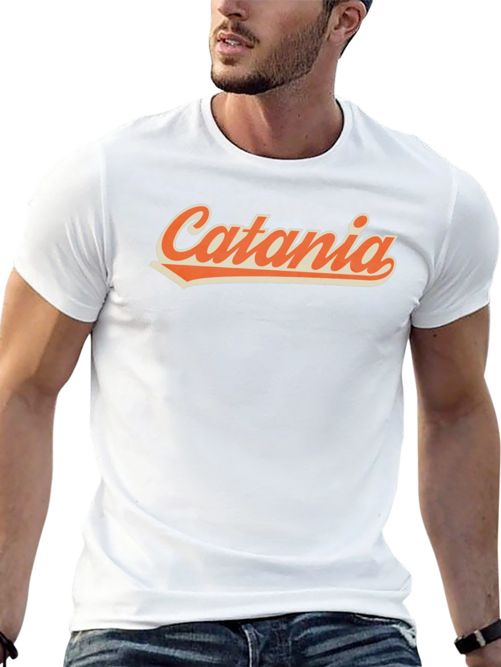 Catania Retro Style Graphic T-Shirt
