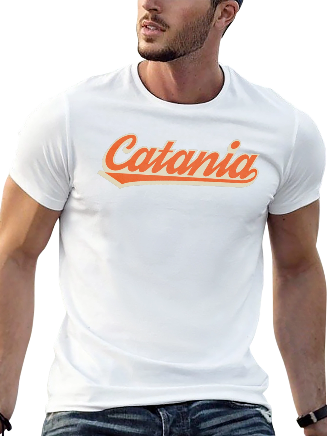 Catania Retro Style Graphic T-Shirt