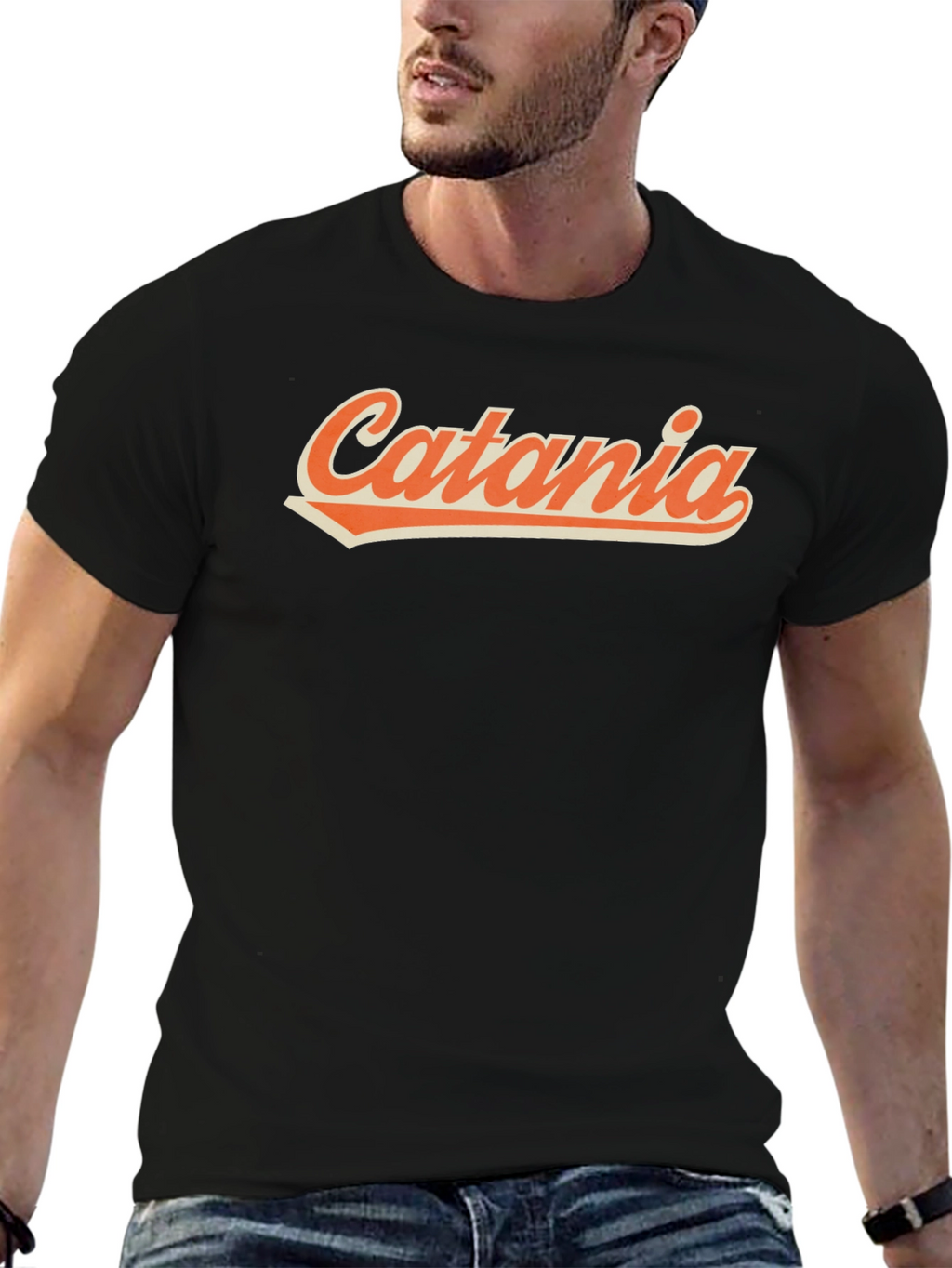 Catania Retro Style Graphic T-Shirt