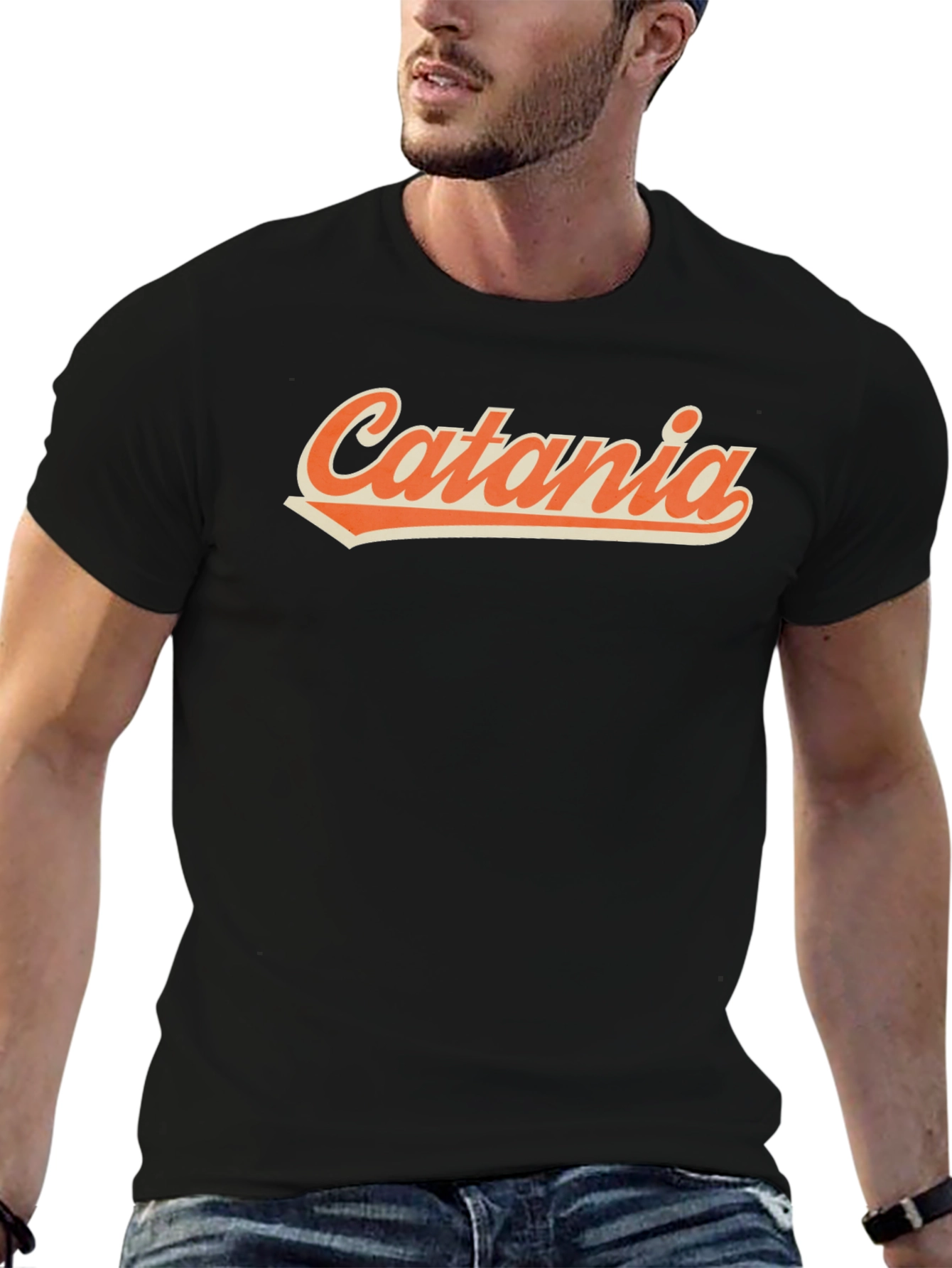 Catania Retro Style Graphic T-Shirt