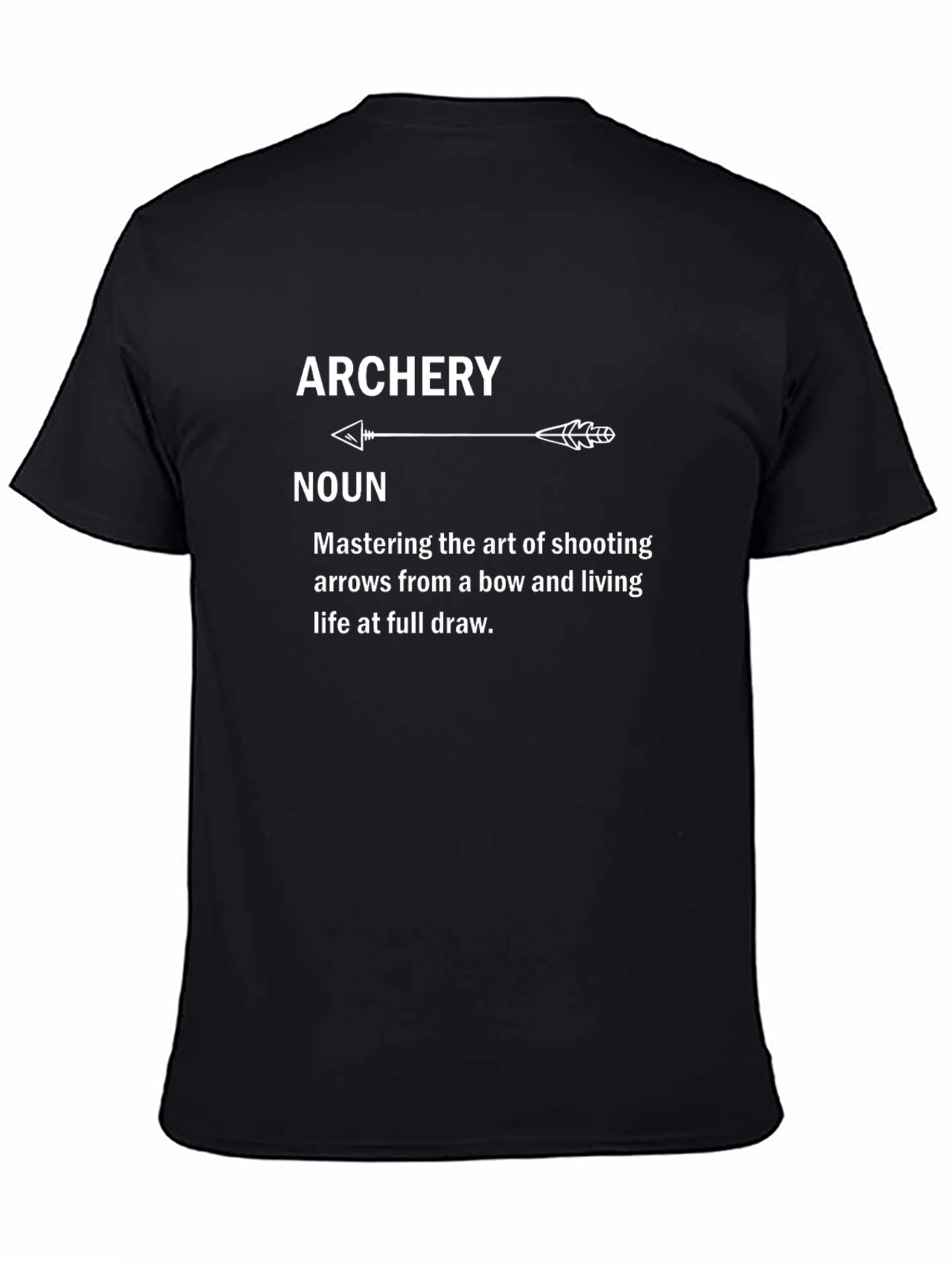 Archery Definition T-Shirt - Black