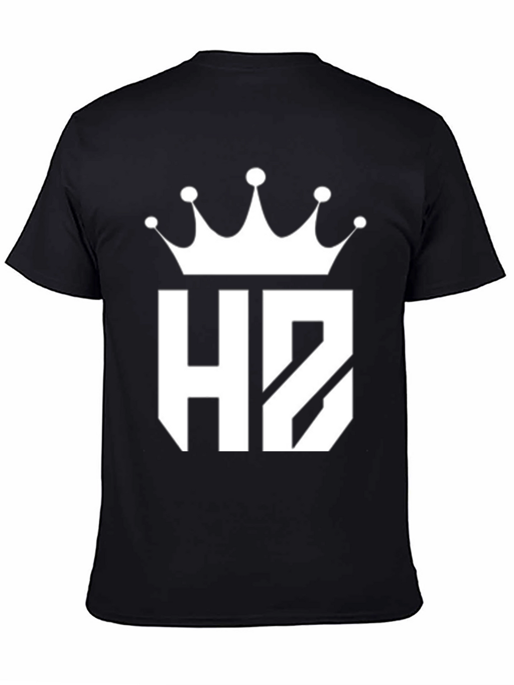 King HZ Black Graphic Tee - Modern Casual Style