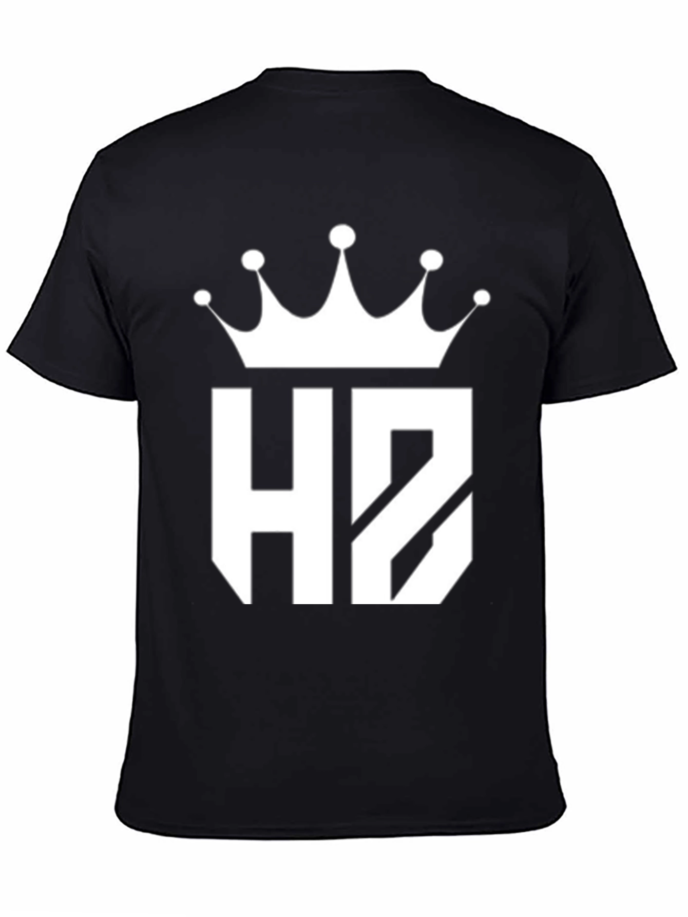 King HZ Black Graphic Tee - Modern Casual Style