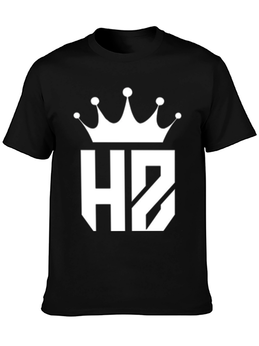 King HZ Black Graphic Tee - Modern Casual Style