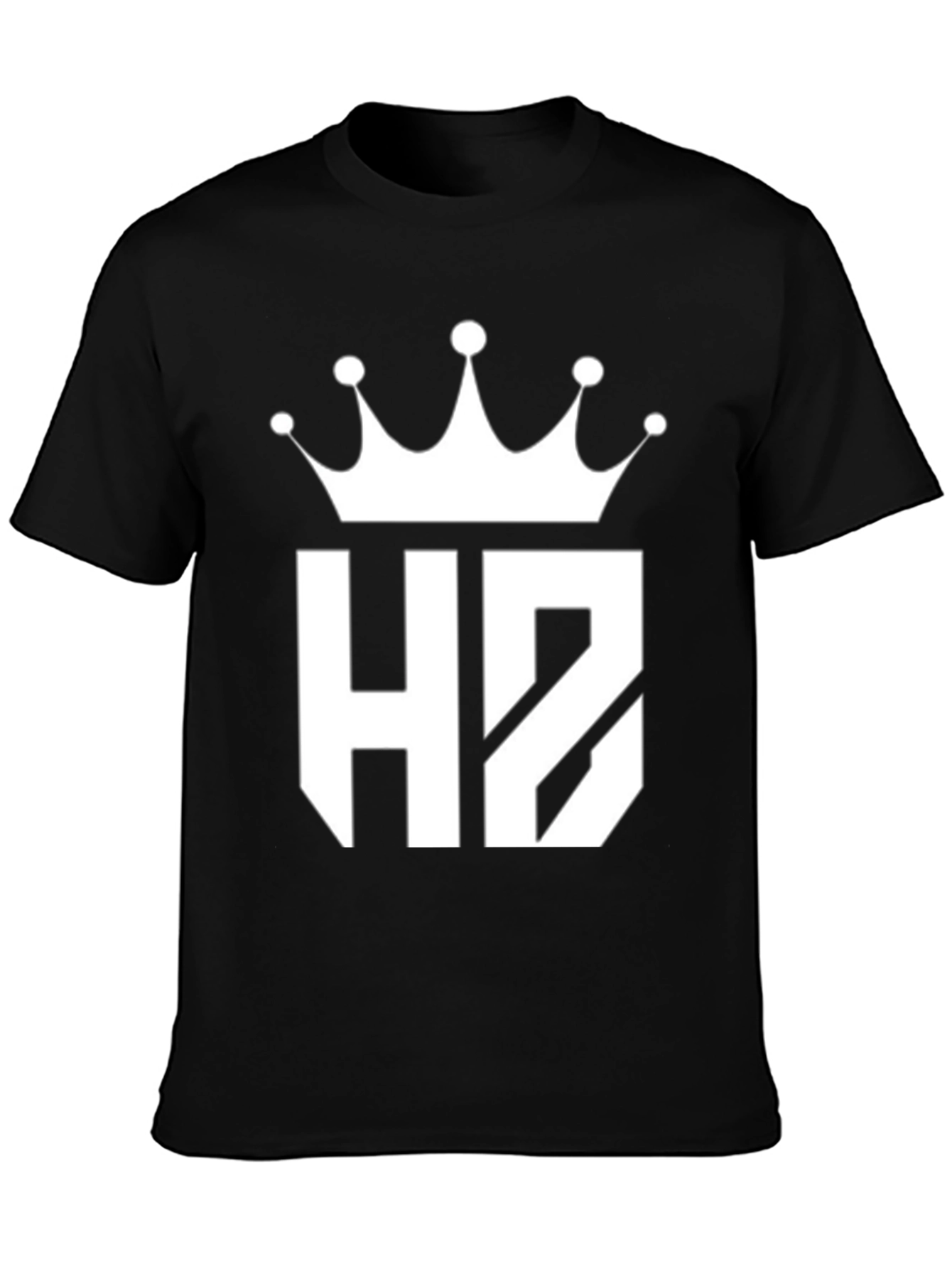 King HZ Black Graphic Tee - Modern Casual Style