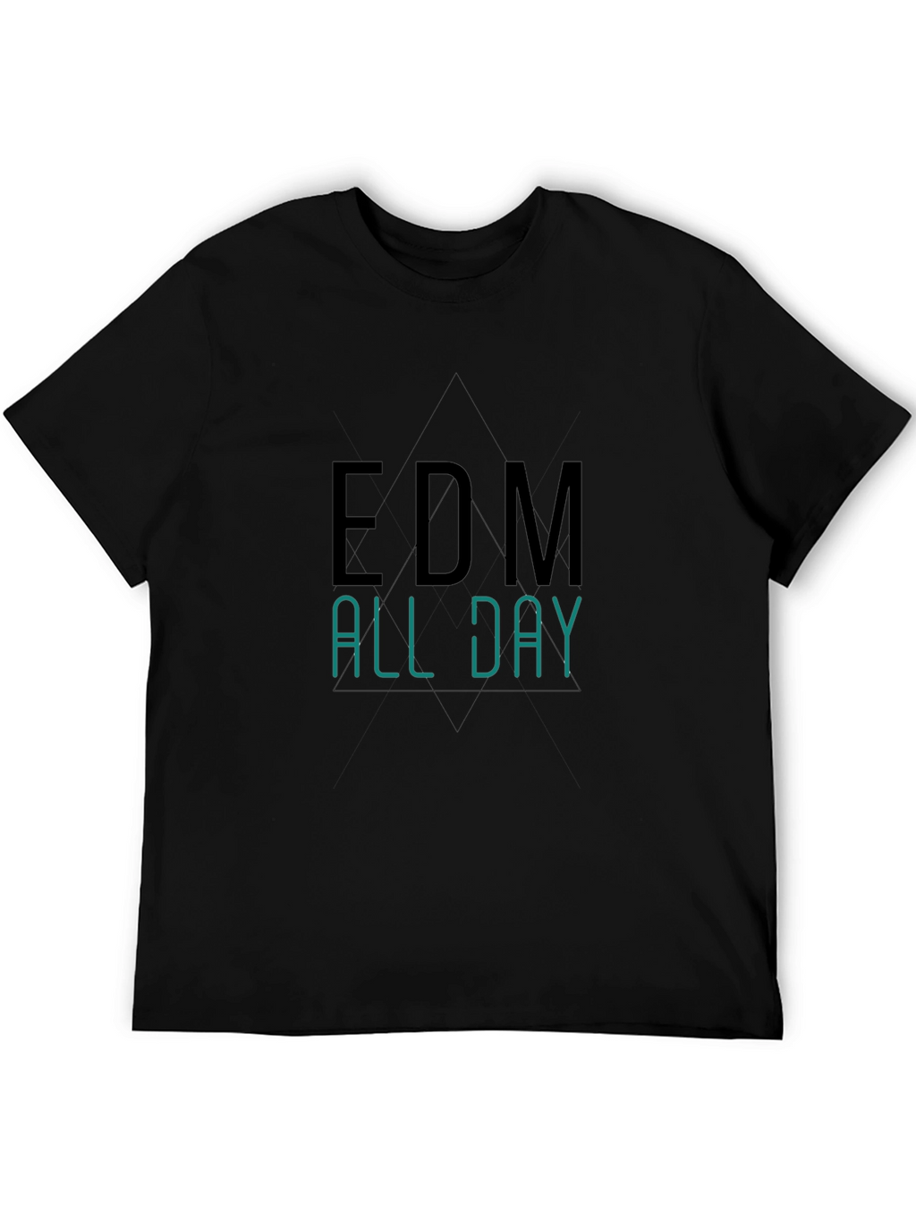 EDM All Day Black T-Shirt