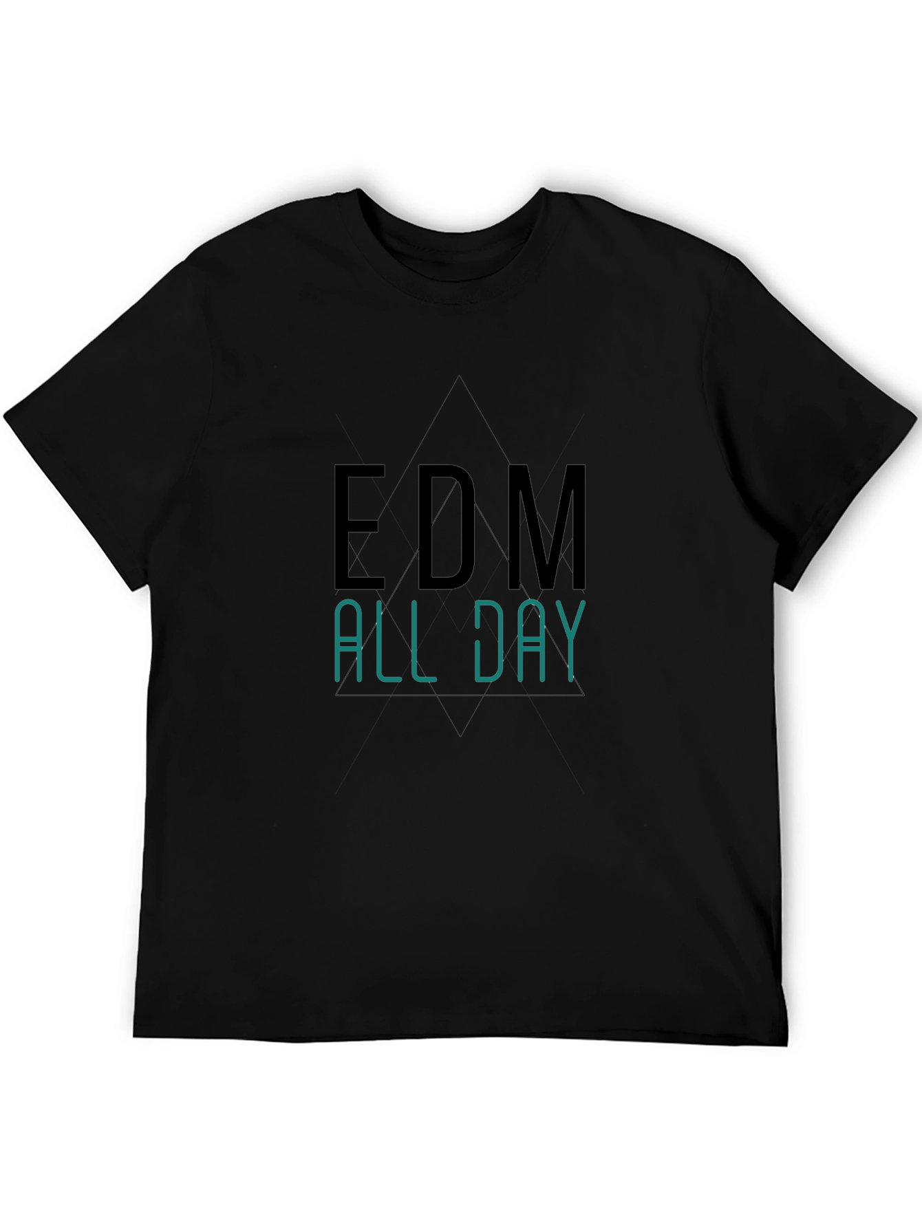 EDM All Day Black T-Shirt