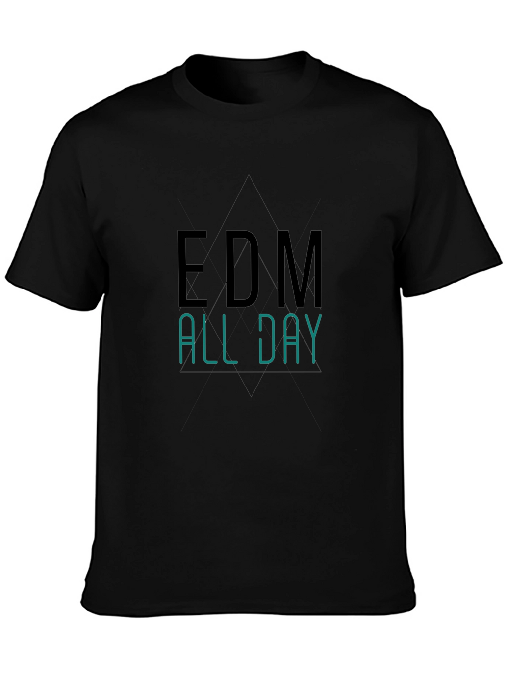 EDM All Day Black T-Shirt