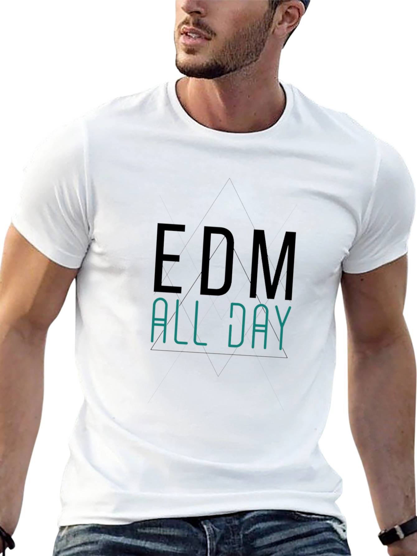 EDM All Day Black T-Shirt