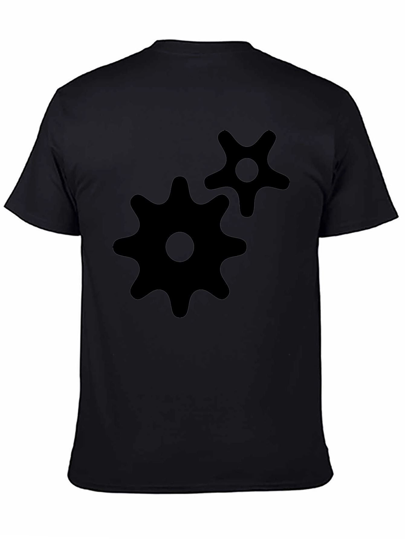 Gear Graphic Black T-Shirt