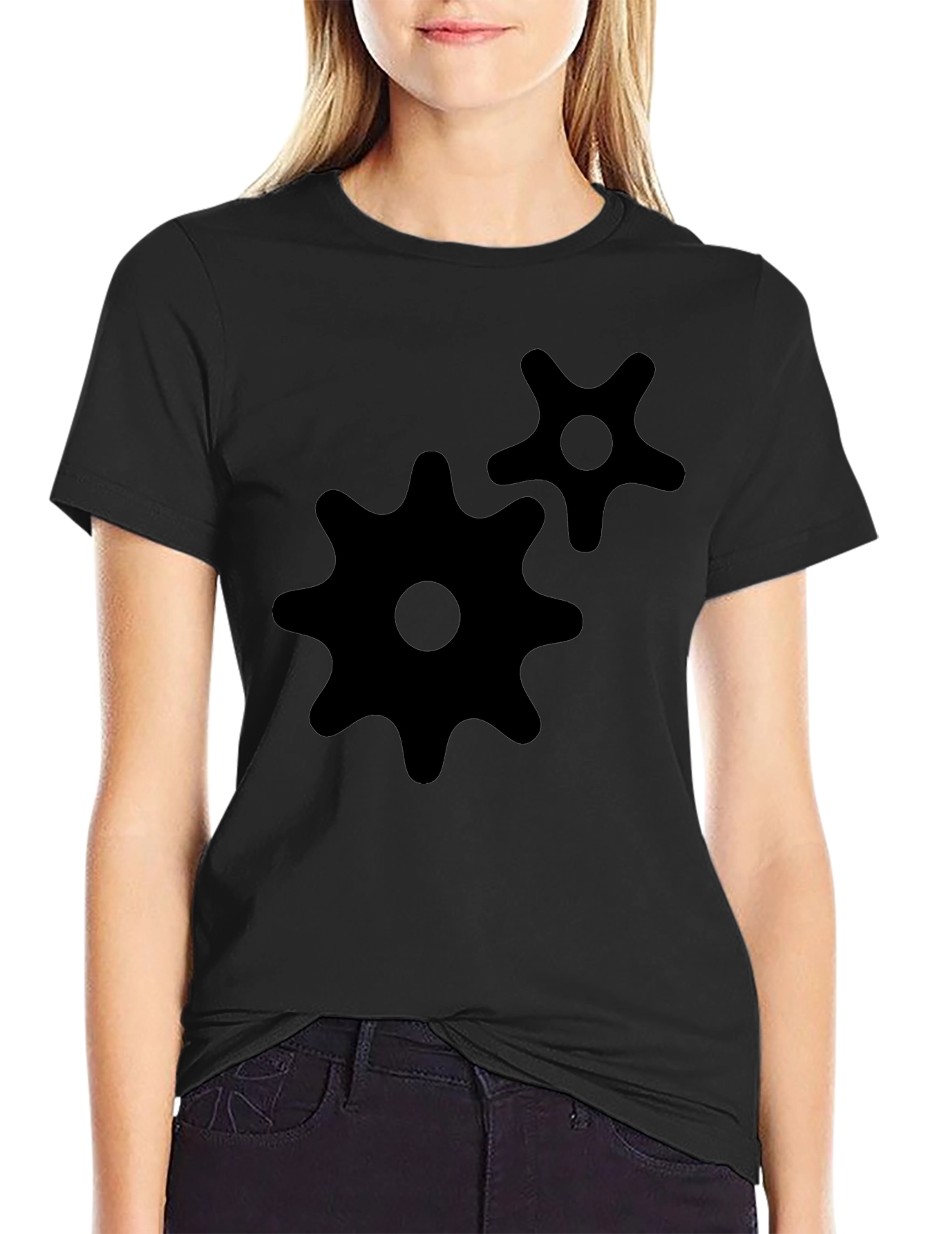 Gear Graphic Black T-Shirt